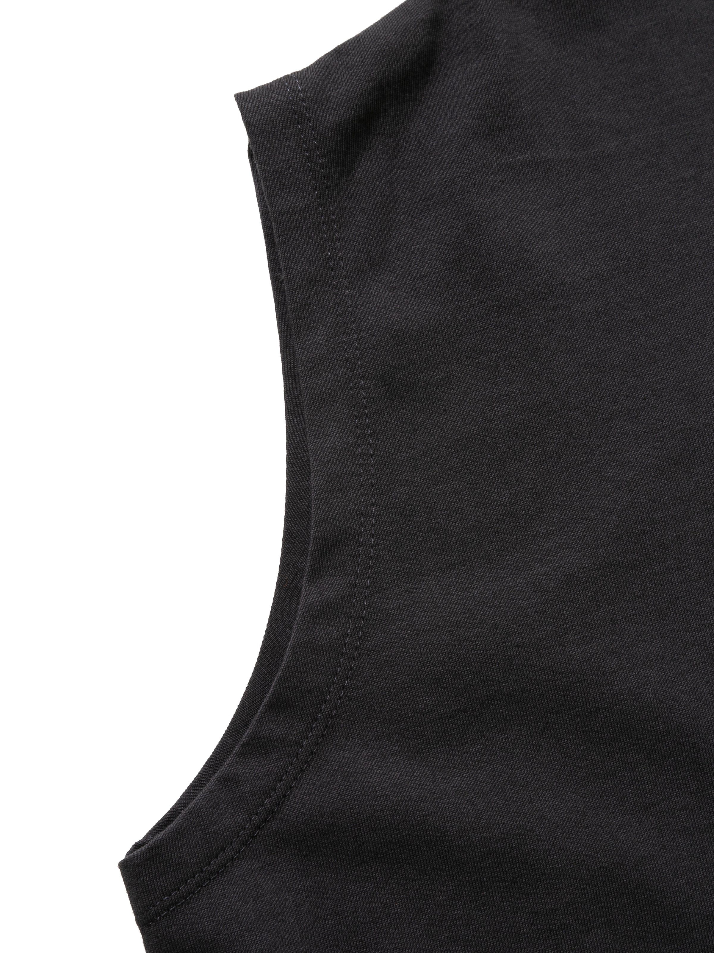 BAGGY N/S TEE ORGANIC COTTON JERSEY AM-C0005 Charcoal