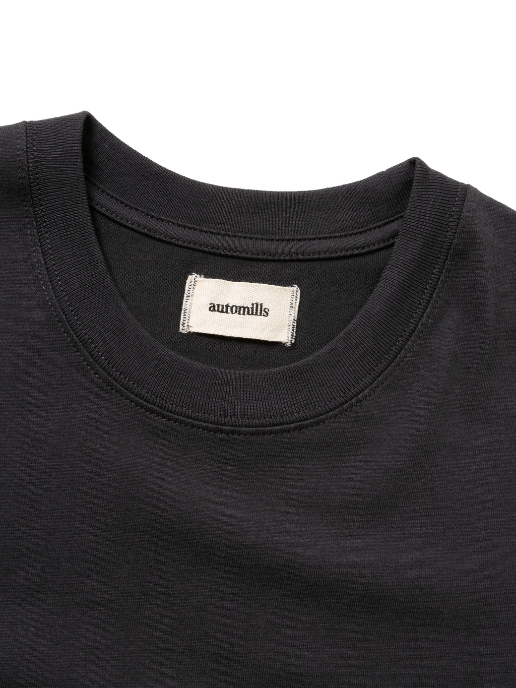 BAGGY N/S TEE ORGANIC COTTON JERSEY AM-C0005 Charcoal