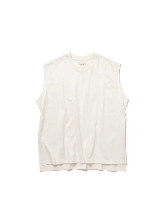 BAGGY N/S TEE ORGANIC COTTON JERSEY AM C0005 O.White