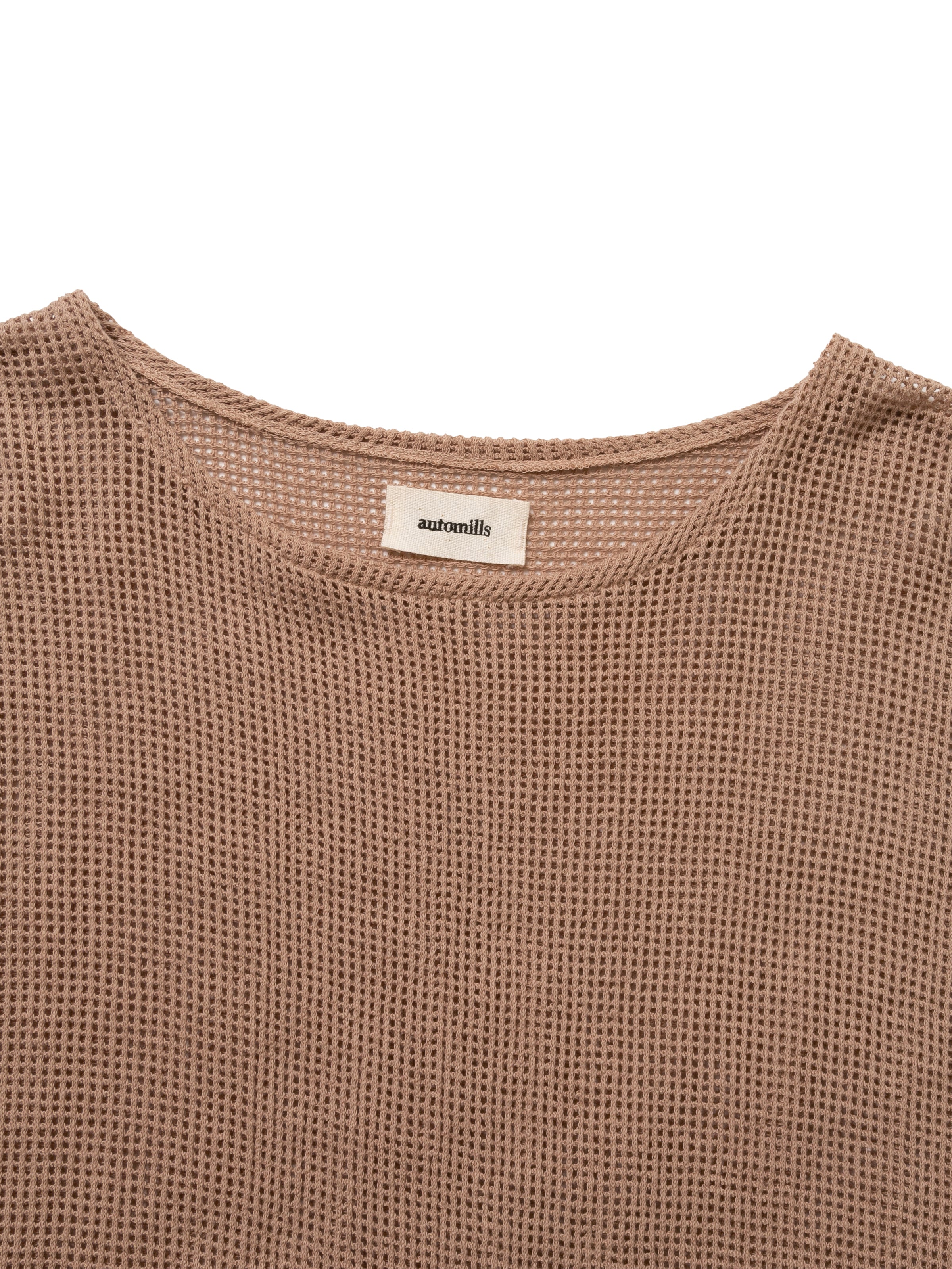 GRATEFUL N/S TEE COTTON MESH AM-C0009 Beige