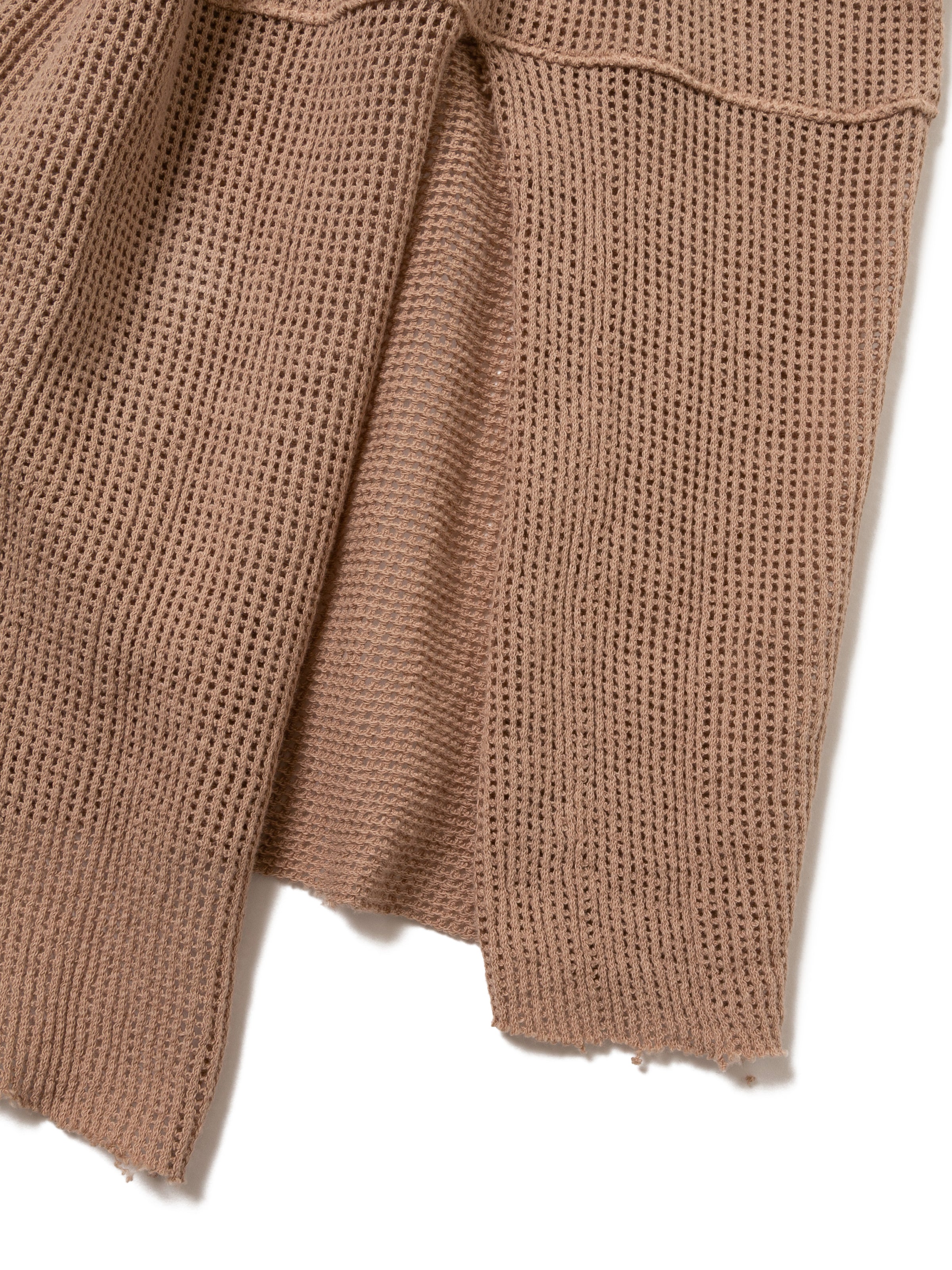 GRATEFUL N/S TEE COTTON MESH AM-C0009 Beige