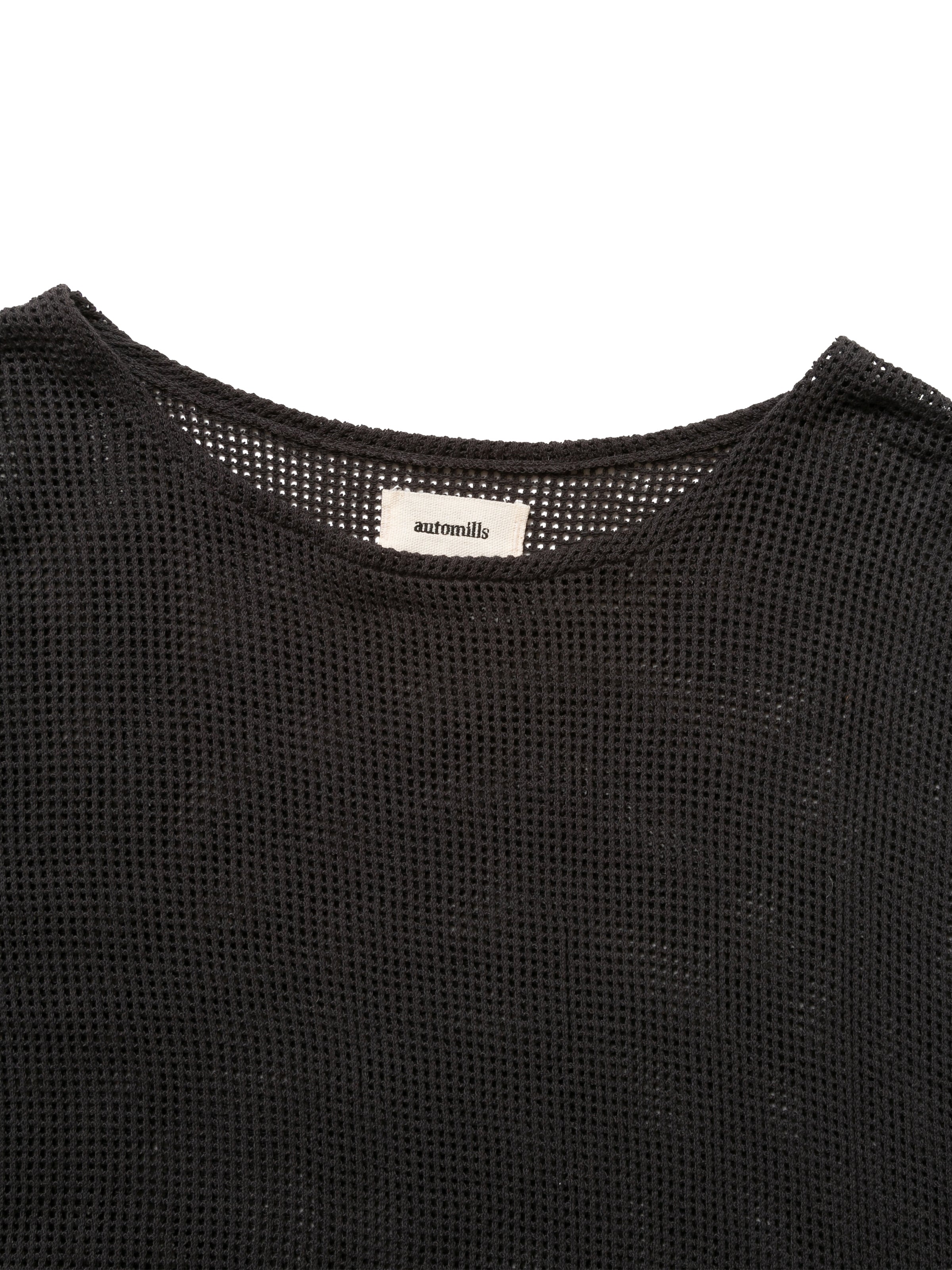 GRATEFUL N/S TEE COTTON MESH AM-C0009 Charcoal
