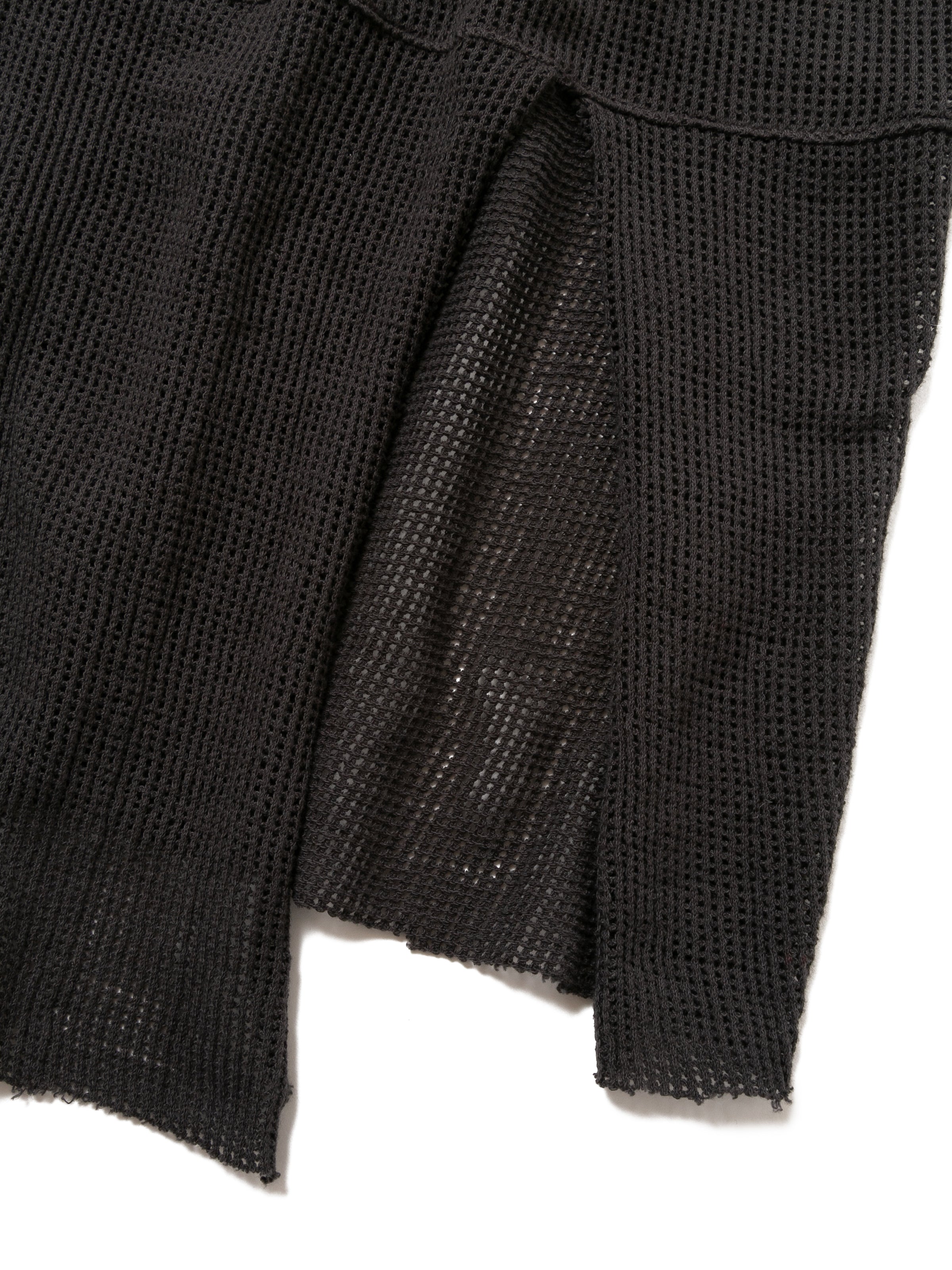 GRATEFUL N/S TEE COTTON MESH AM-C0009 Charcoal