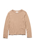 LOVER L/S TEE ORGANIC COTTON STRETCH JERSEY AM-C0010 Beige