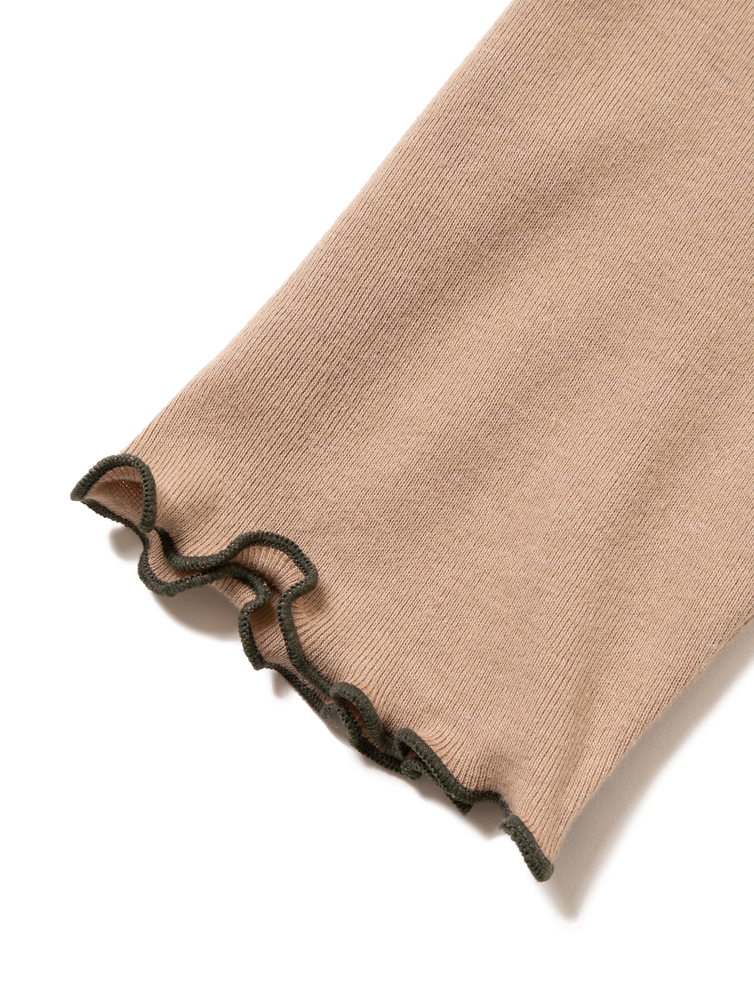 LOVER L/S TEE ORGANIC COTTON STRETCH JERSEY AM-C0010 Beige