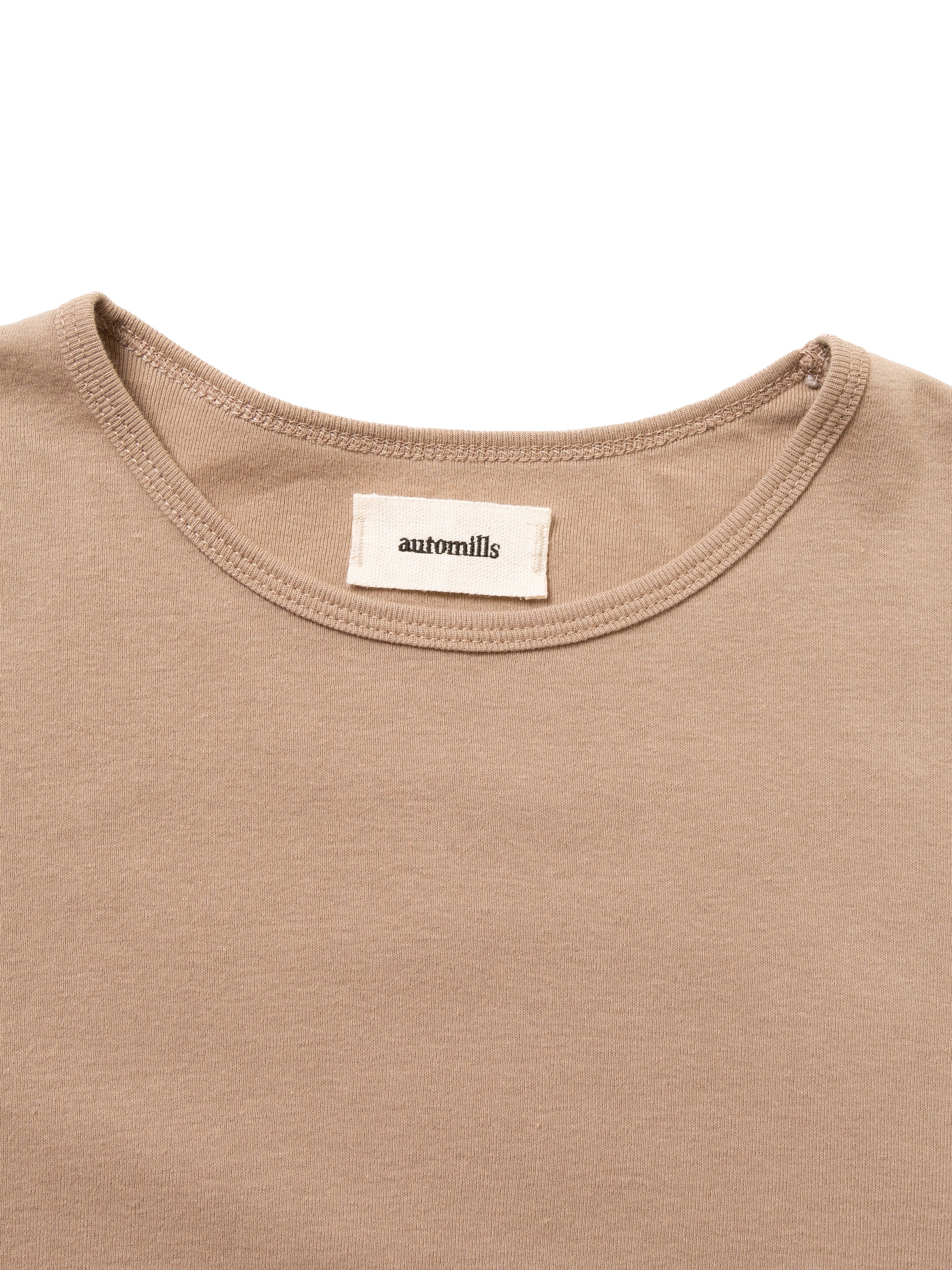 LOVER L/S TEE ORGANIC COTTON STRETCH JERSEY AM-C0010 Beige