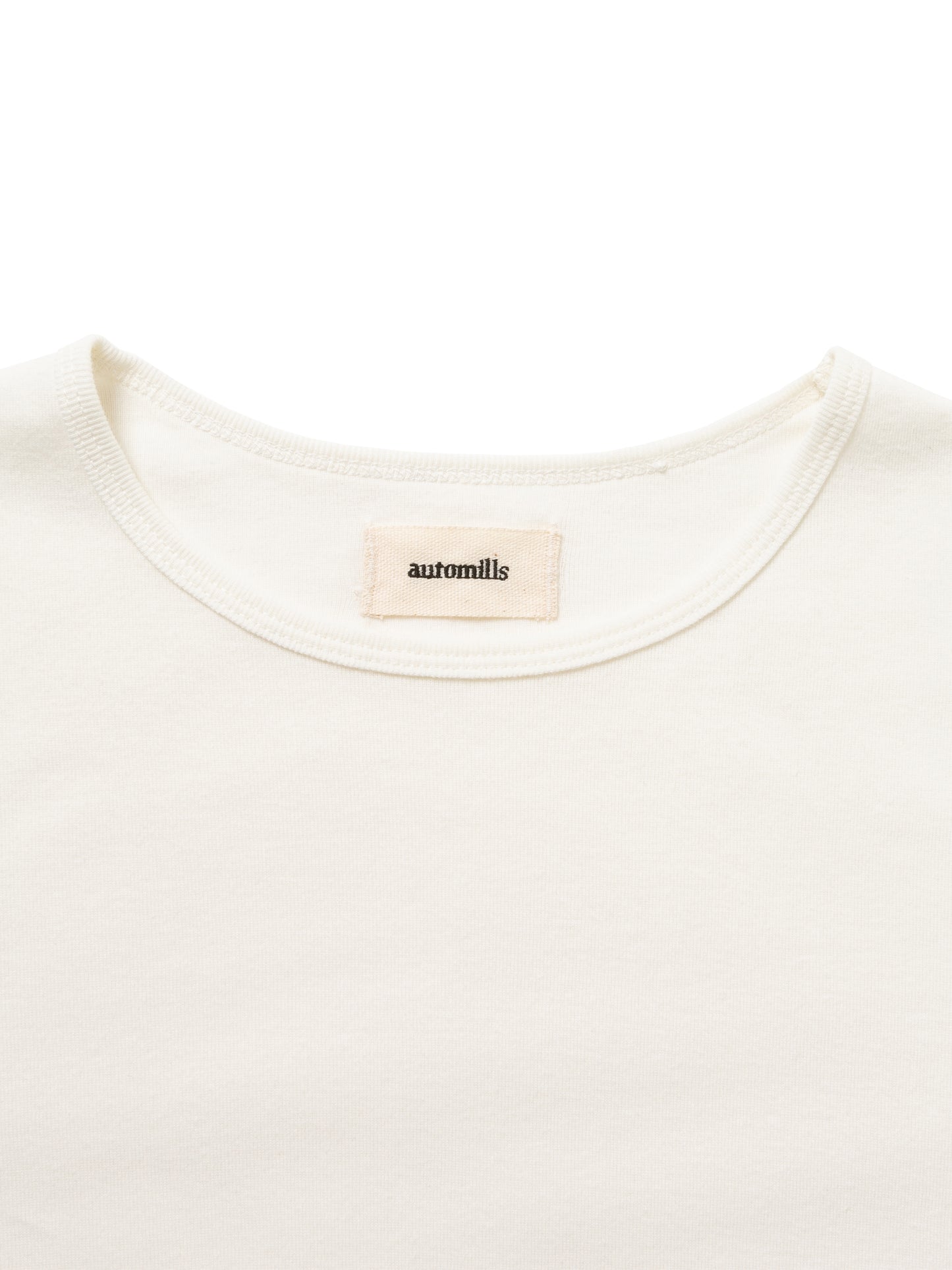 LOVER L/S TEE ORGANIC COTTON STRETCH JERSEY AM-C0010 O.White