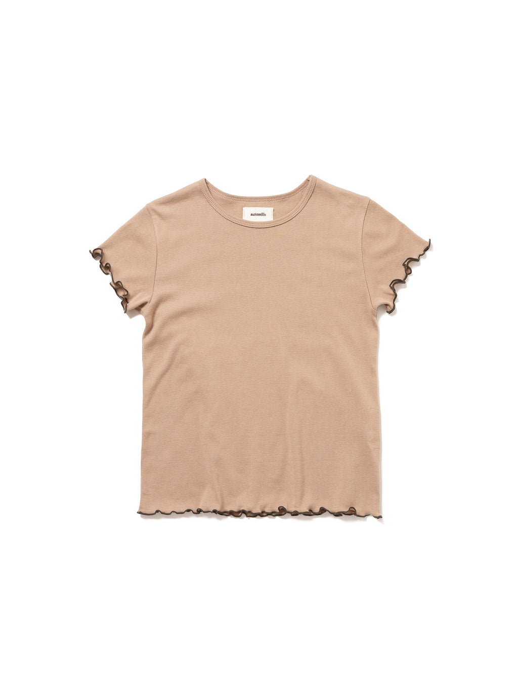 LOVER S/S TEE ORGANIC COTTON STRETCH JERSEY AM-C0011 Beige