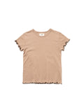 LOVER S/S TEE ORGANIC COTTON STRETCH JERSEY AM-C0011 Beige