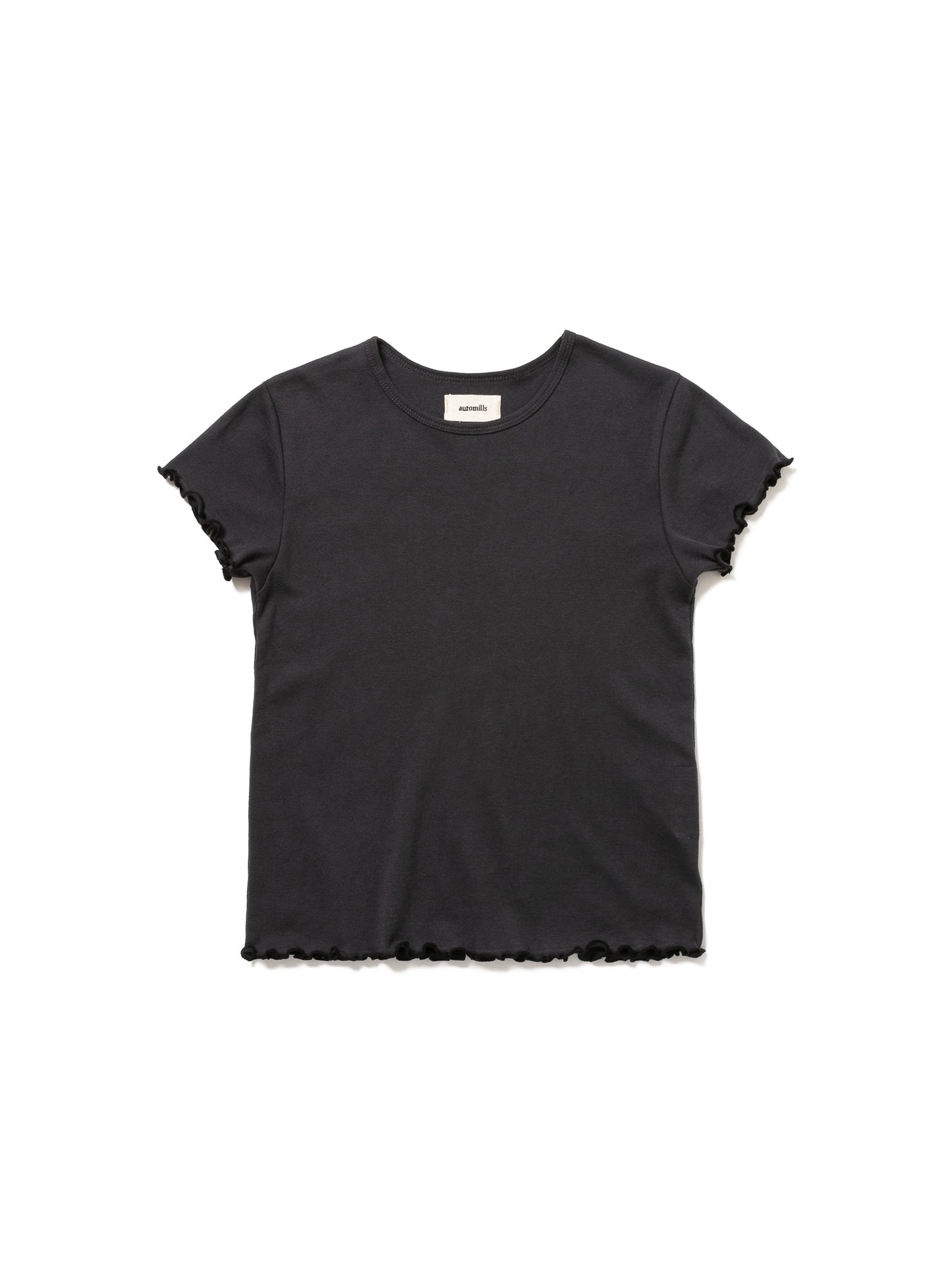 LOVER S/S TEE ORGANIC COTTON STRETCH JERSEY AM-C0011 Charcoal