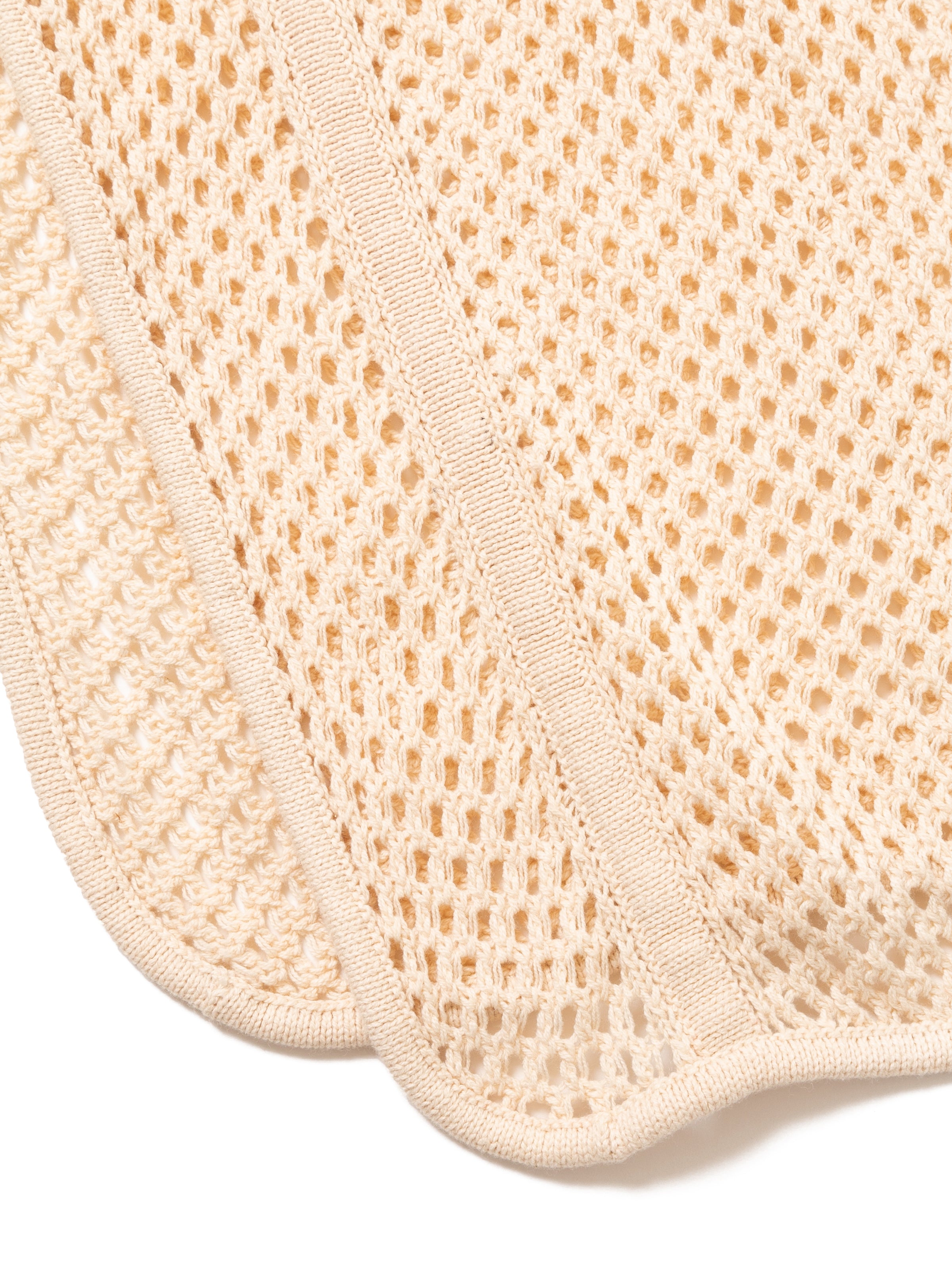 LOVER DRESS C/A MESH KNIT AM-K0002 O.White