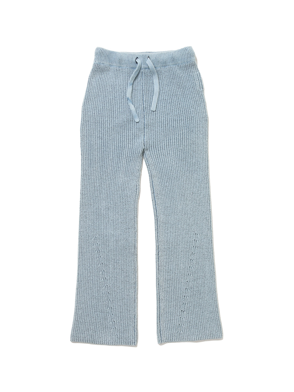 PHAT PANTS COTTON INDIGO KNIT AM-P0002 LT.Blue