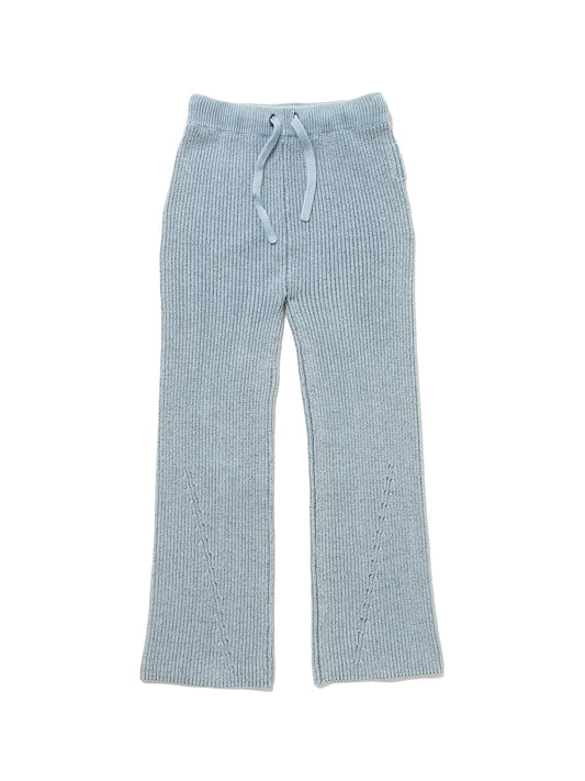 PHAT PANTS COTTON INDIGO KNIT AM-P0002 LT.Blue