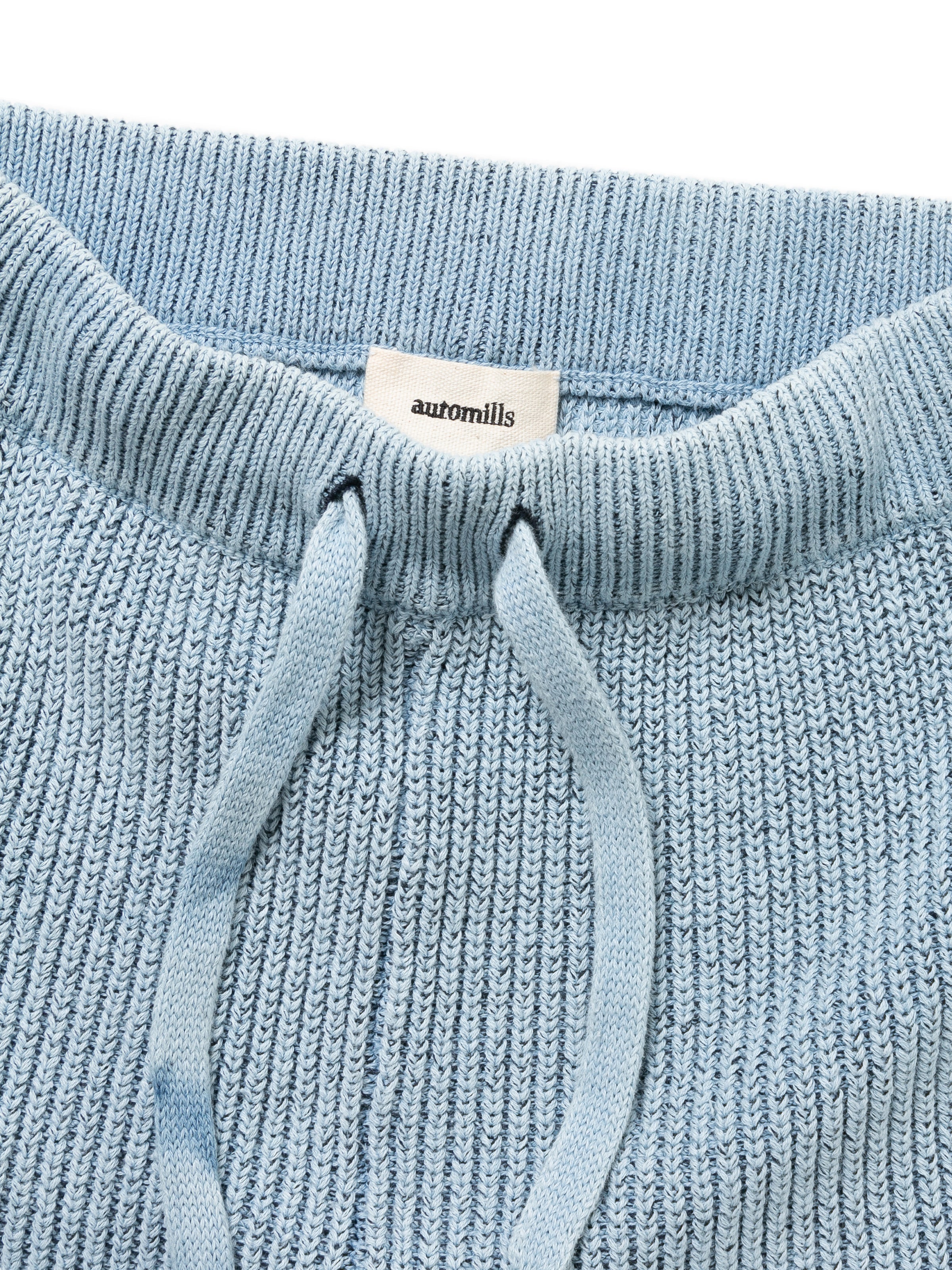 PHAT PANTS COTTON INDIGO KNIT AM-P0002 LT.Blue