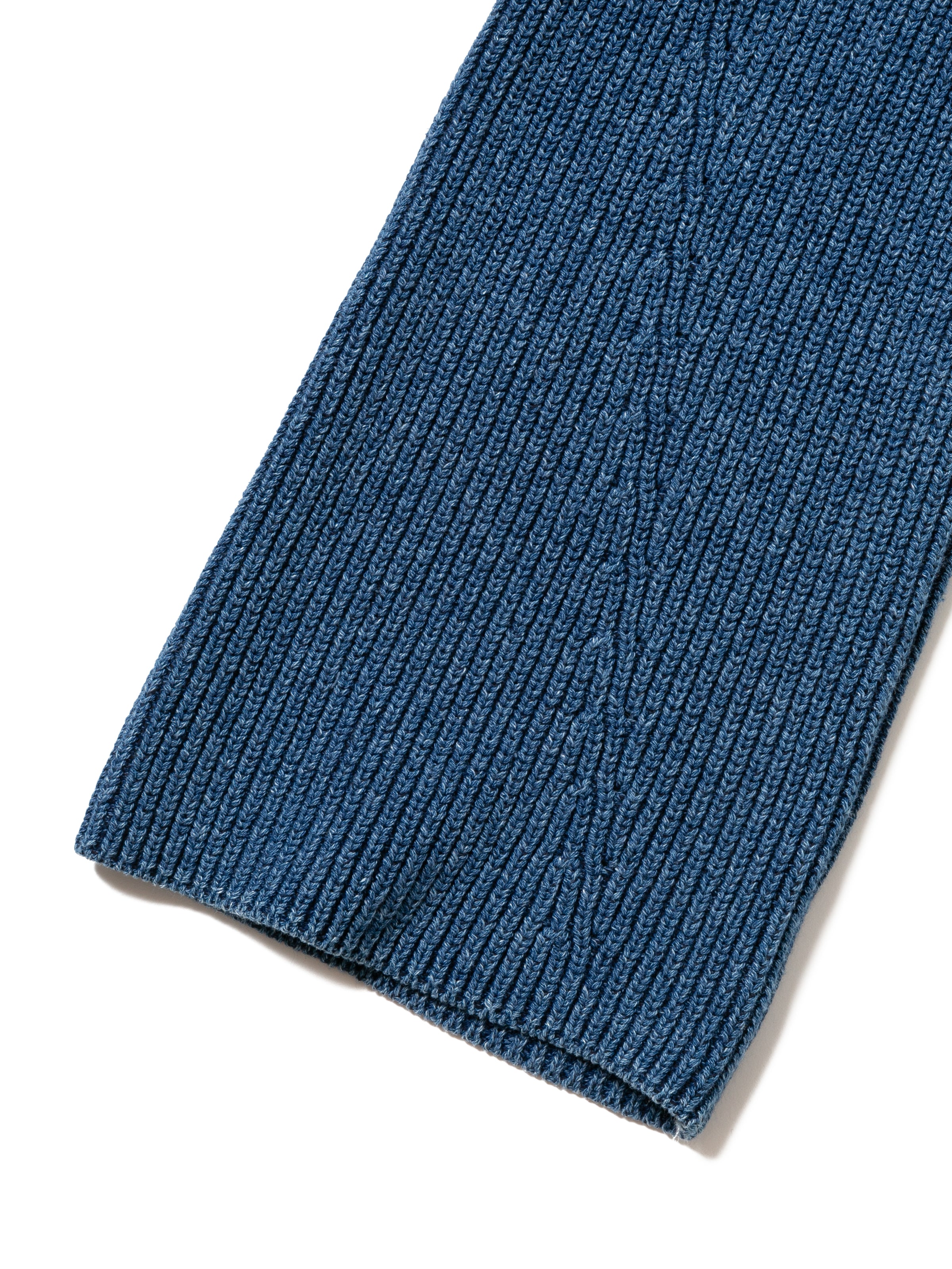 PHAT PANTS COTTON INDIGO KNIT AM-P0002 Blue