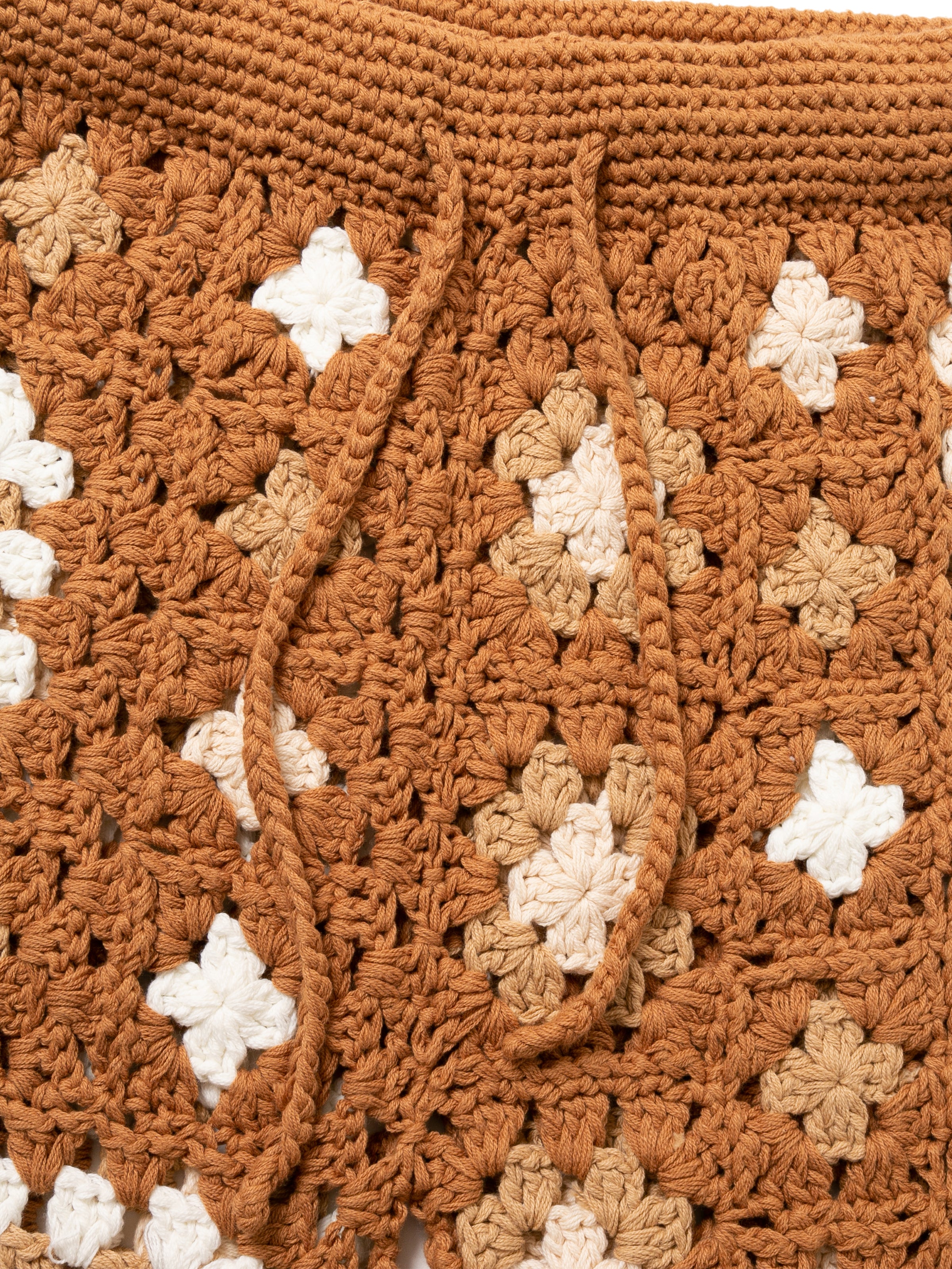 GRATEFUL PANTS C/A HAND CROCHET AM-P0004 Beige