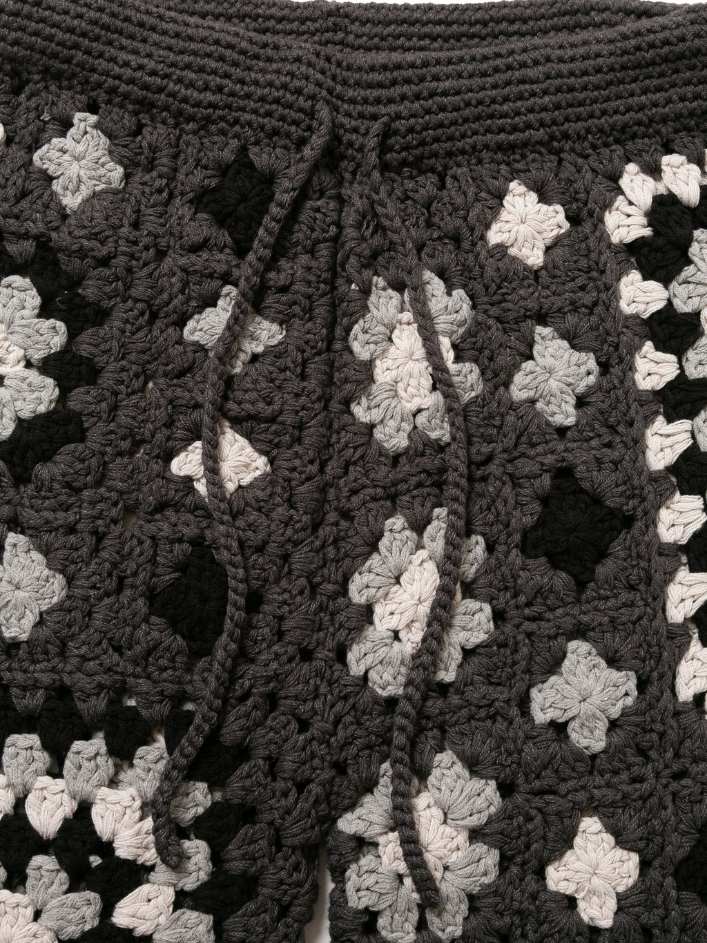 GRATEFUL PANTS C/A HAND CROCHET AM-P0004 Charcoal
