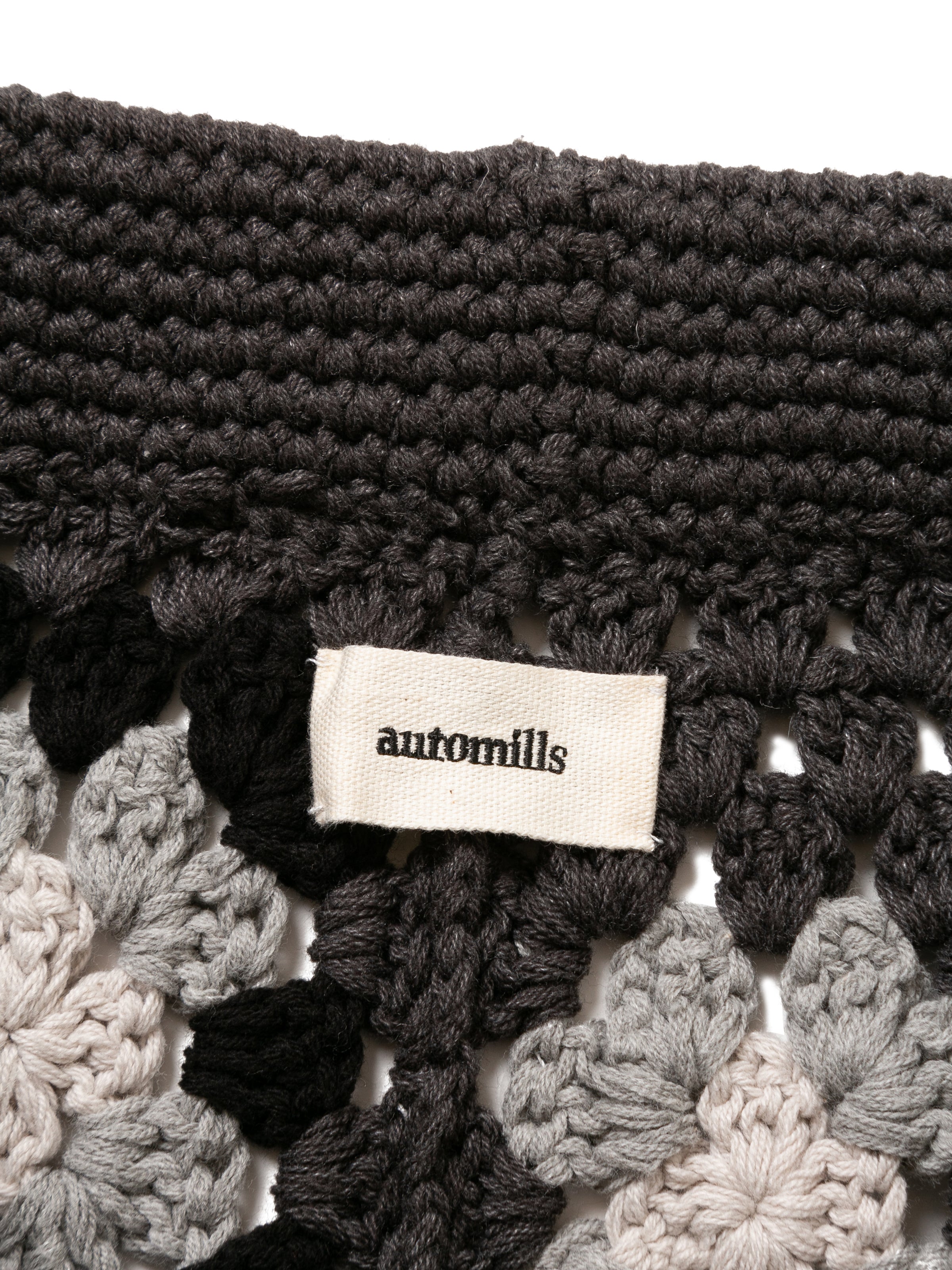 GRATEFUL PANTS C/A HAND CROCHET AM-P0004 Charcoal