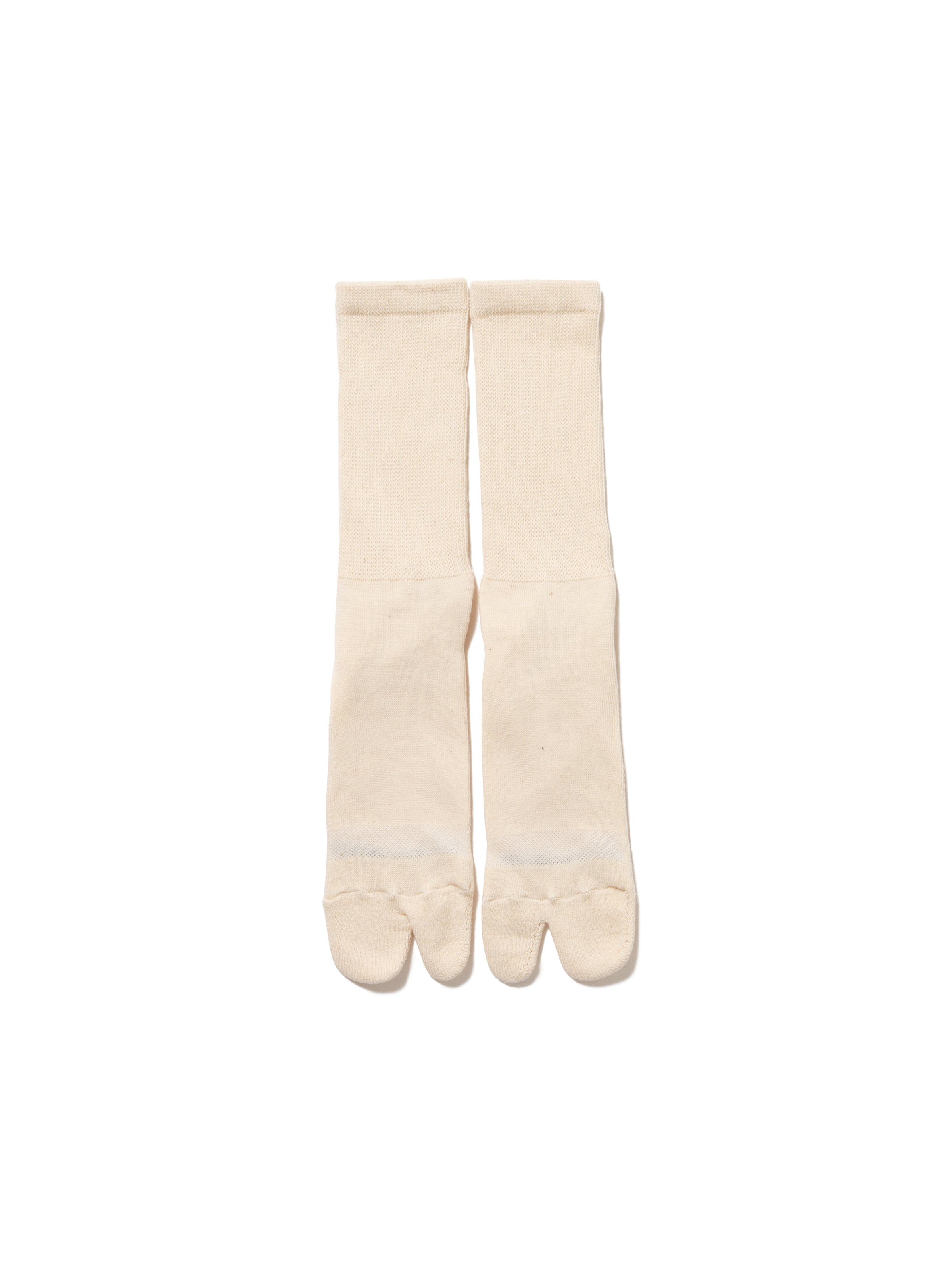 TABI TYPE SOCKS ORGANIC COTTON AM-SO0001 O.White