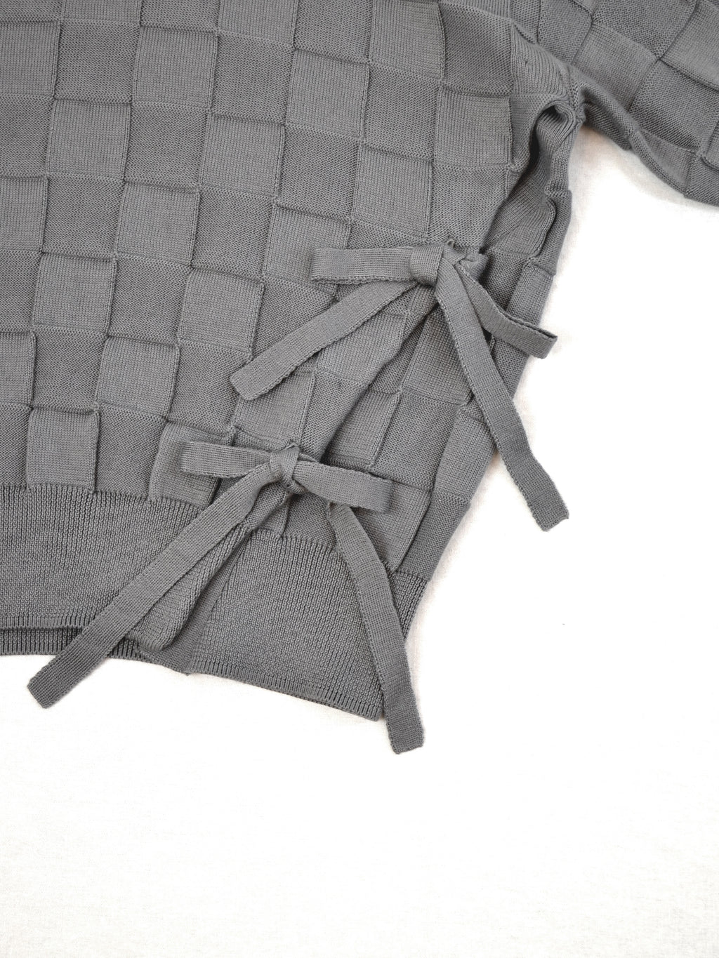DREAMER TOP SS COTTON YARN AM-K0210 Gray