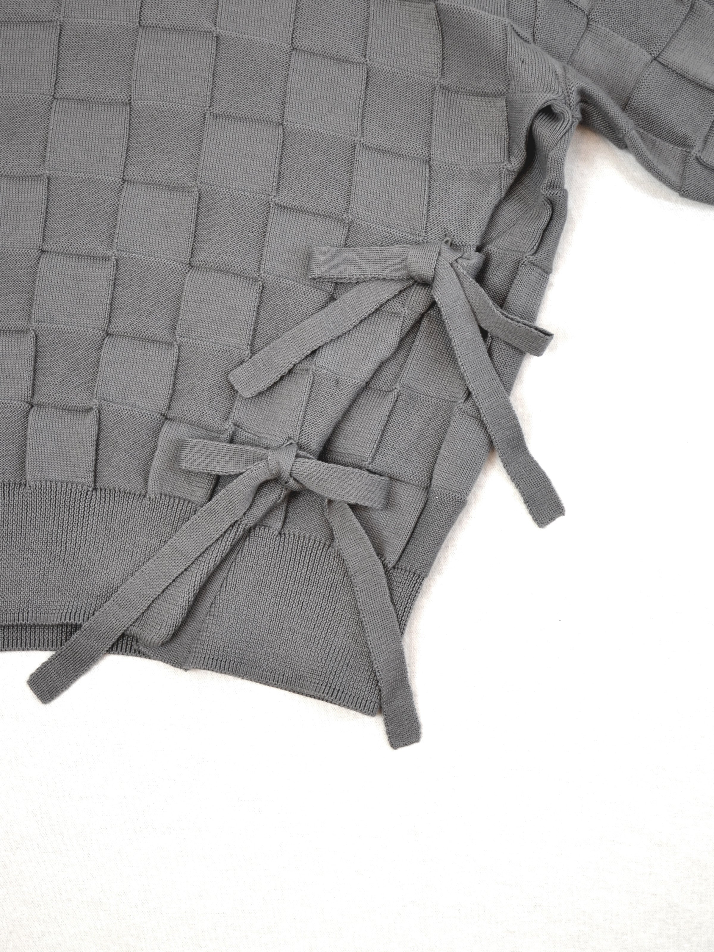 DREAMER TOP SS COTTON YARN AM-K0210 Gray