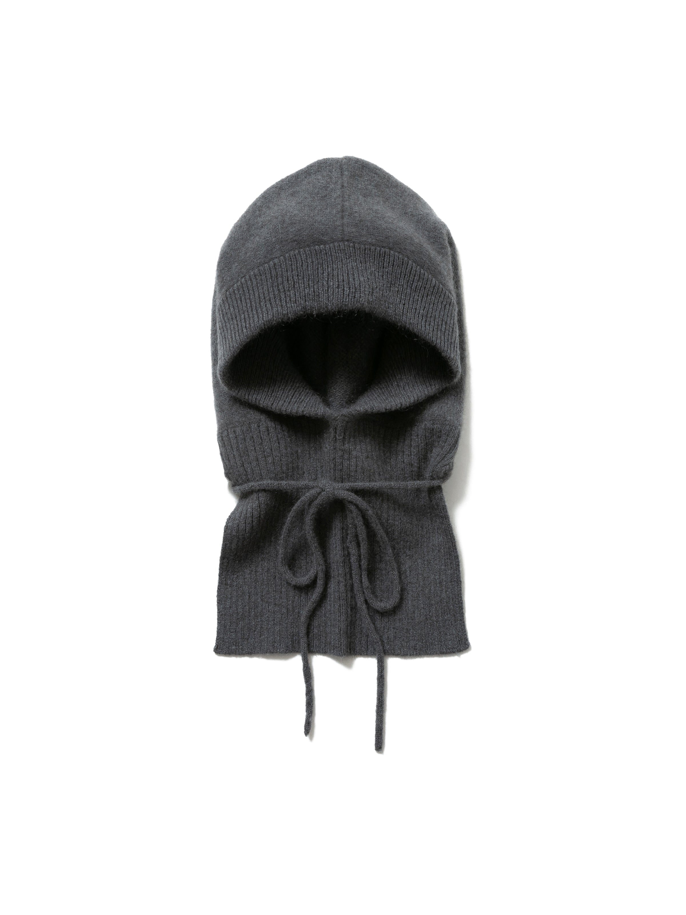 LOVER HOODED YAK WOOL KNIT AM-K0108 Gray