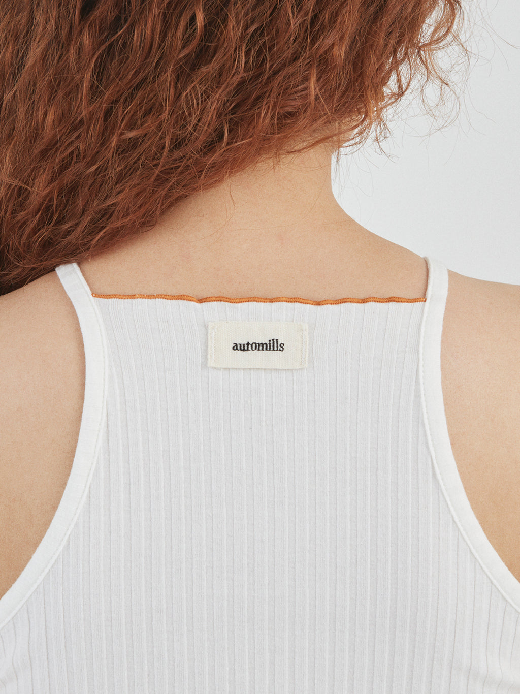LOVER CAMISOLE RIB STRETCH JERSEY AM-C0216 White