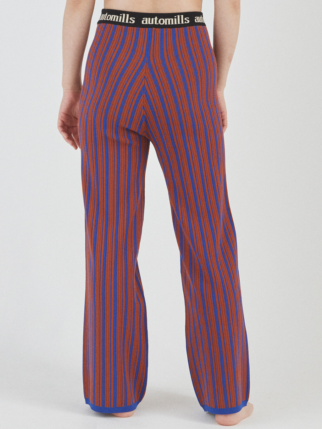PHAT STRIPE PANTS RAYON MIX YARN AM-K0204 Brw/Blu