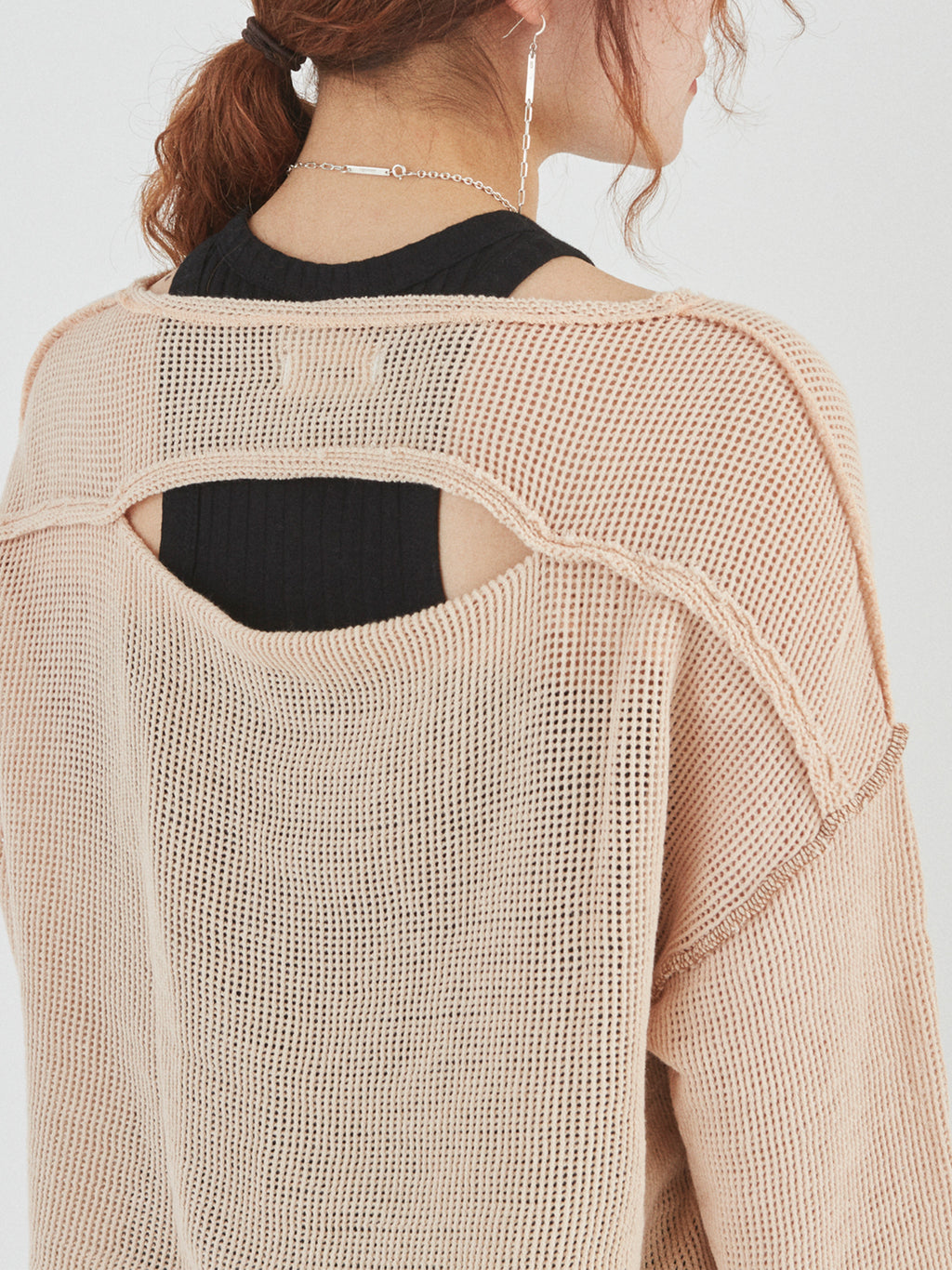 NOMADS L/S TEE COTTON MESH AM-C0213 Beige