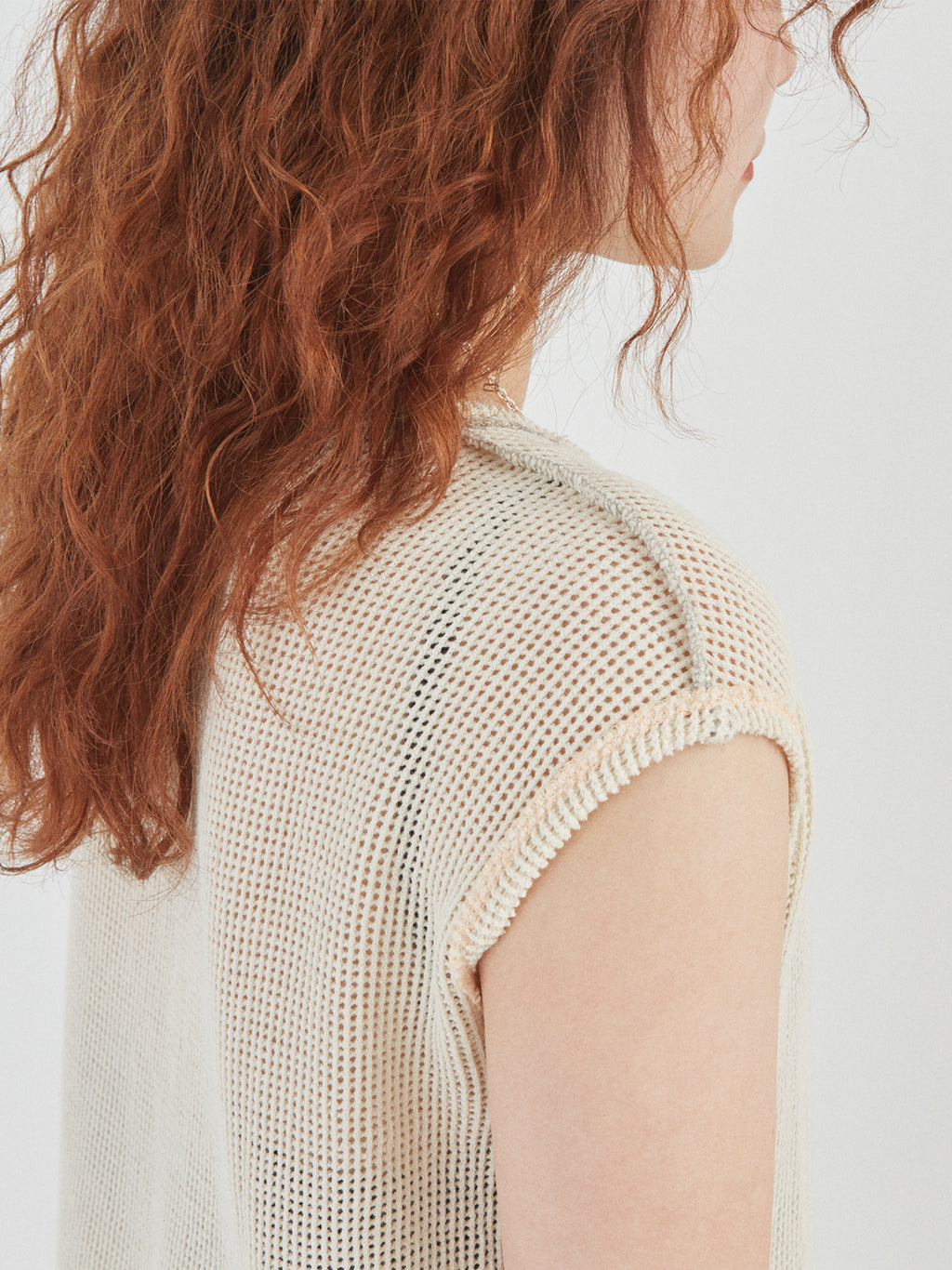 NOMADS N/S TEE LONG COTTON MESH AM-C0214 Natural