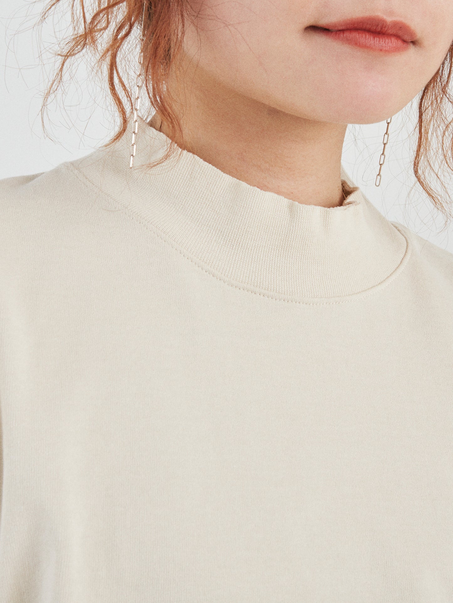 BAGGY L/S TEE COTTON JERSEY AM-C0207 Natural
