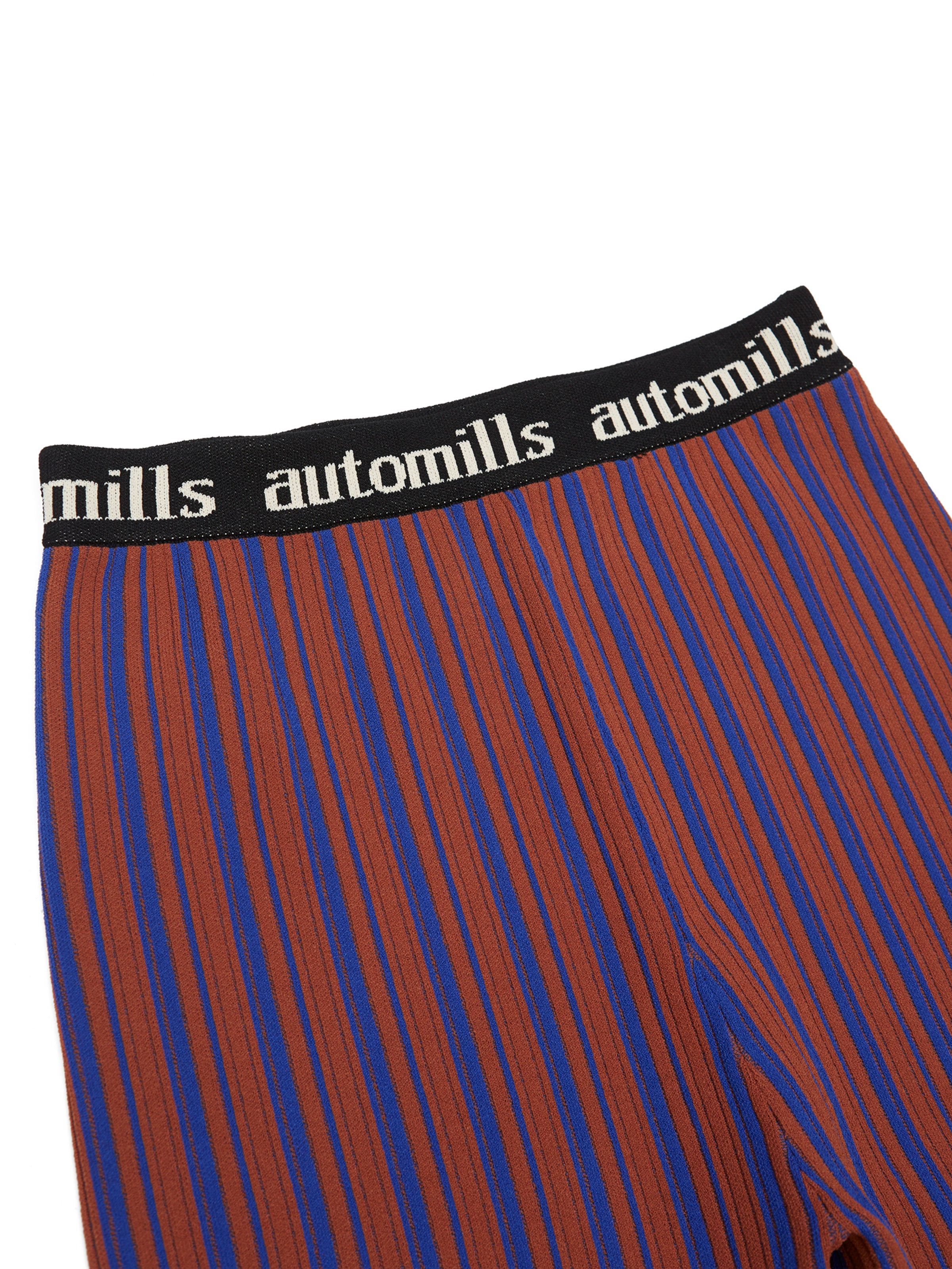 PHAT STRIPE PANTS RAYON MIX YARN AM-K0204 Brw/Blu