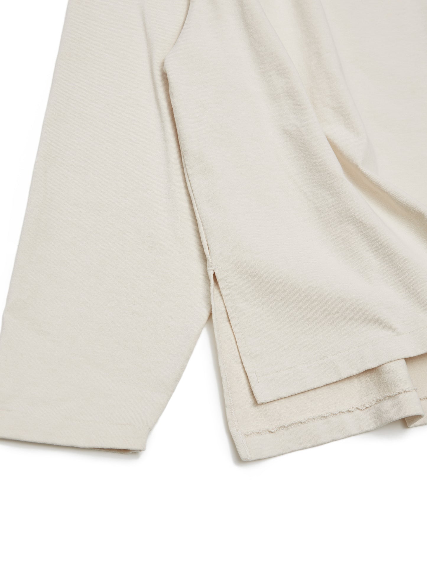 BAGGY BOAT L/S TEE COTTON JERSEY AM-C0205 Natural