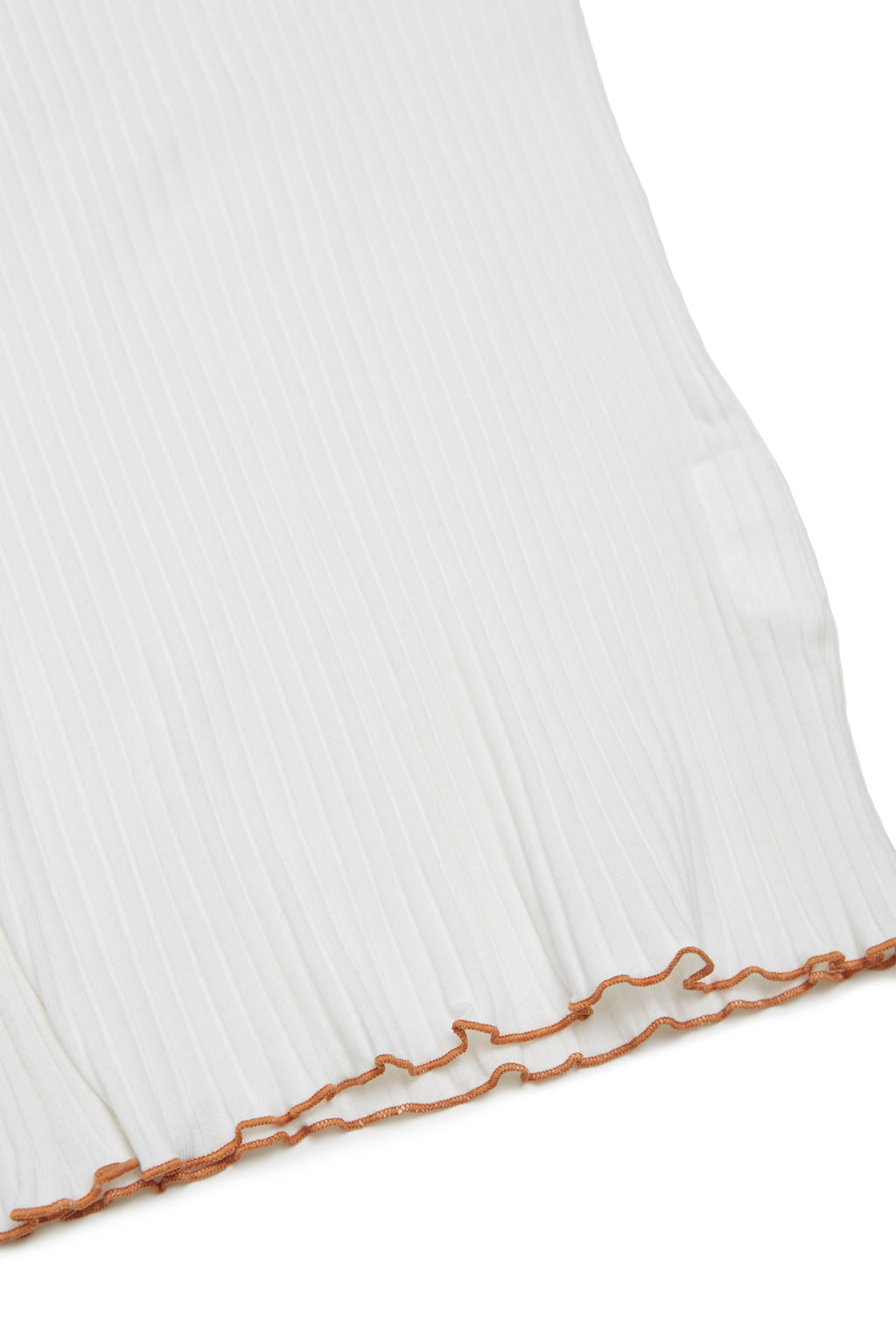 LOVER TANK TOP RIB STRETCH JERSEY AM-C0215 White