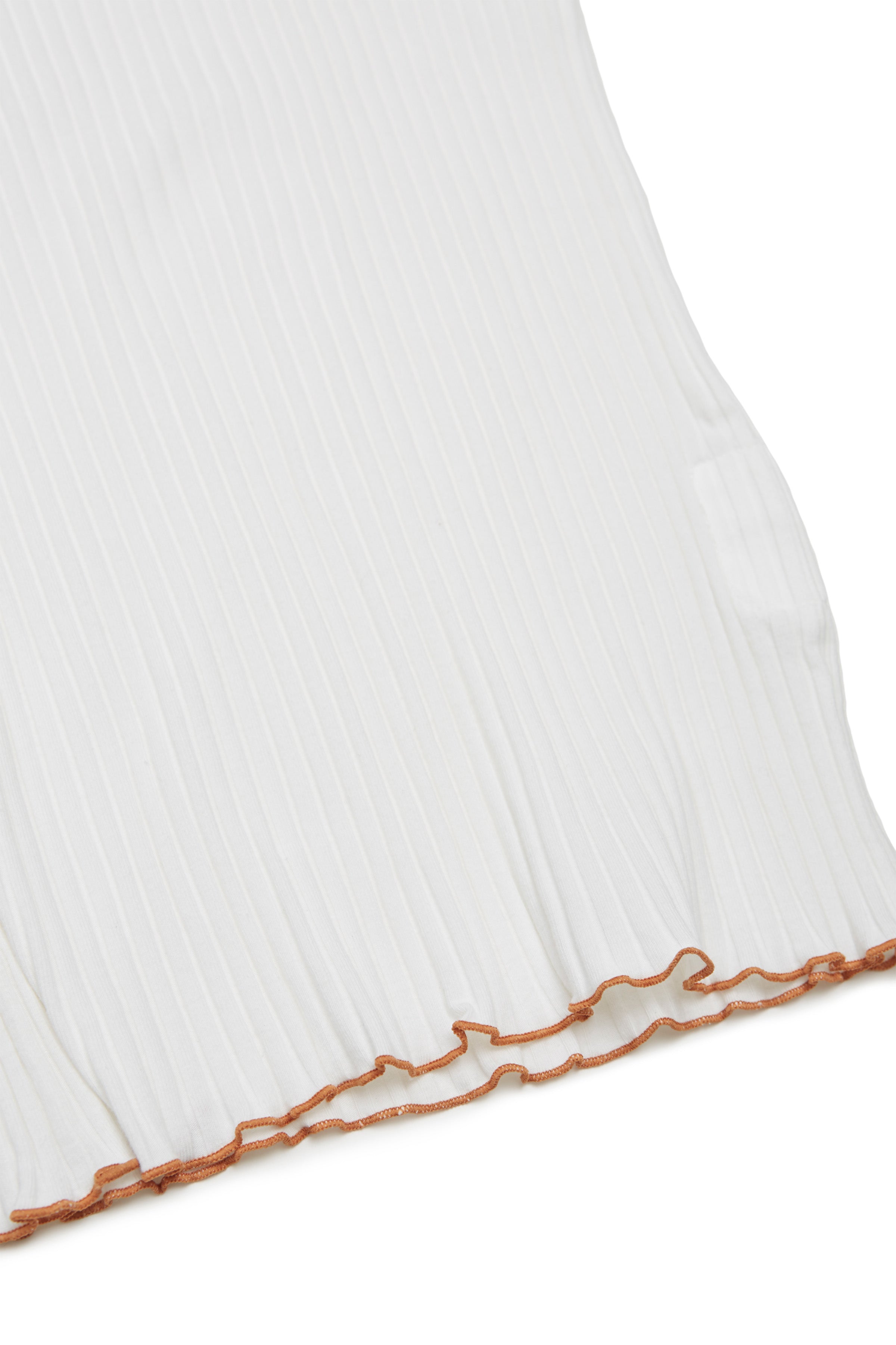 LOVER TANK TOP RIB STRETCH JERSEY AM-C0215 White