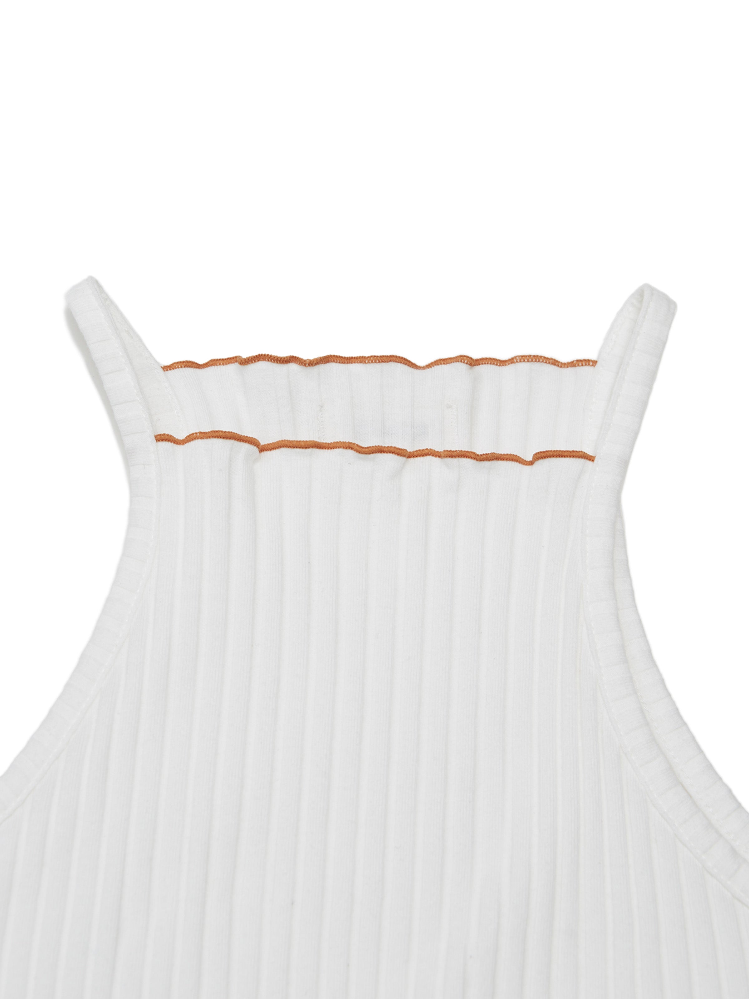LOVER CAMISOLE RIB STRETCH JERSEY AM-C0216 White