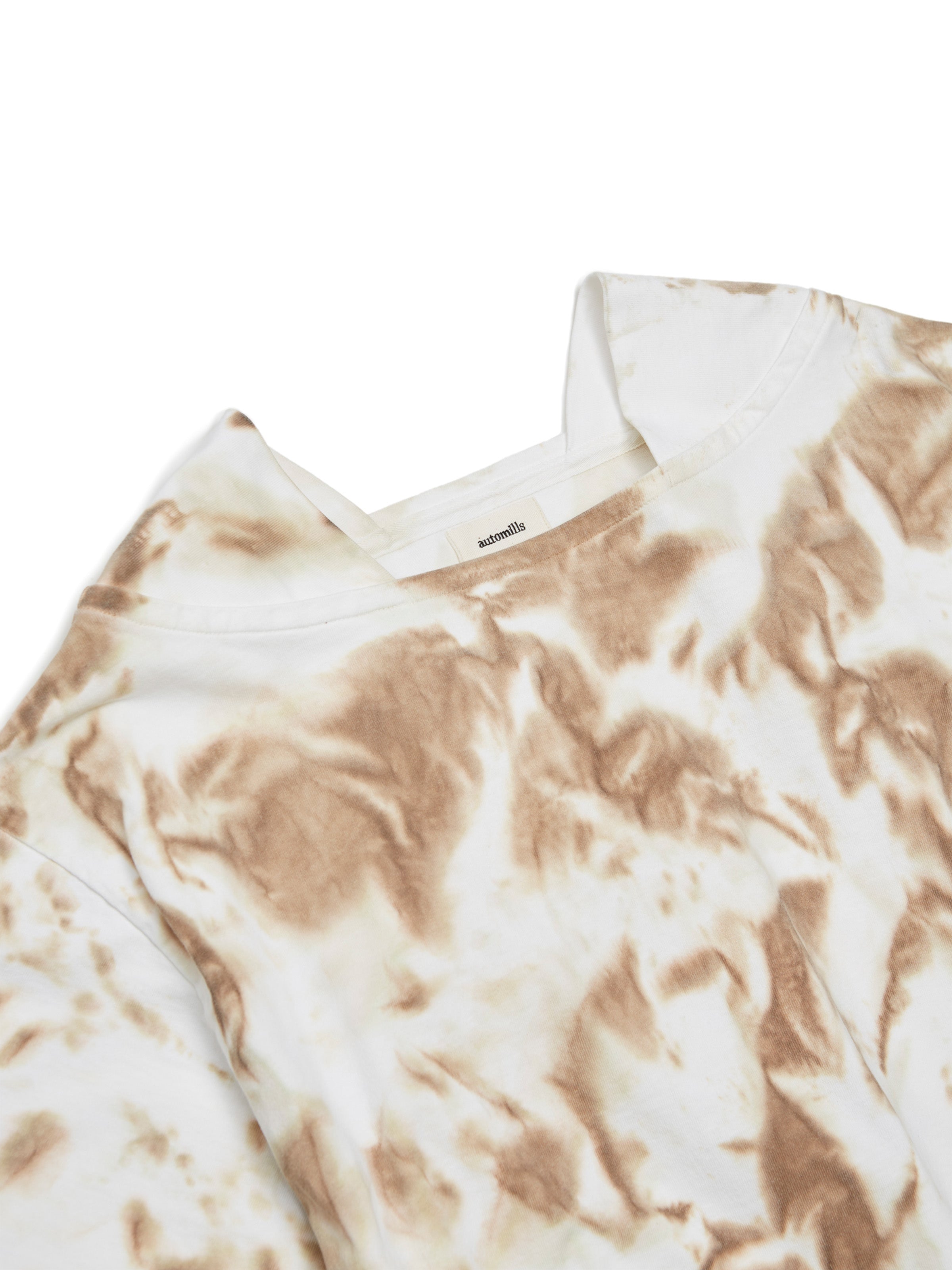 BAGGY BOAT S/S TEE COTTON JERSEY w/ TIE DYE AM-C0210 Beige