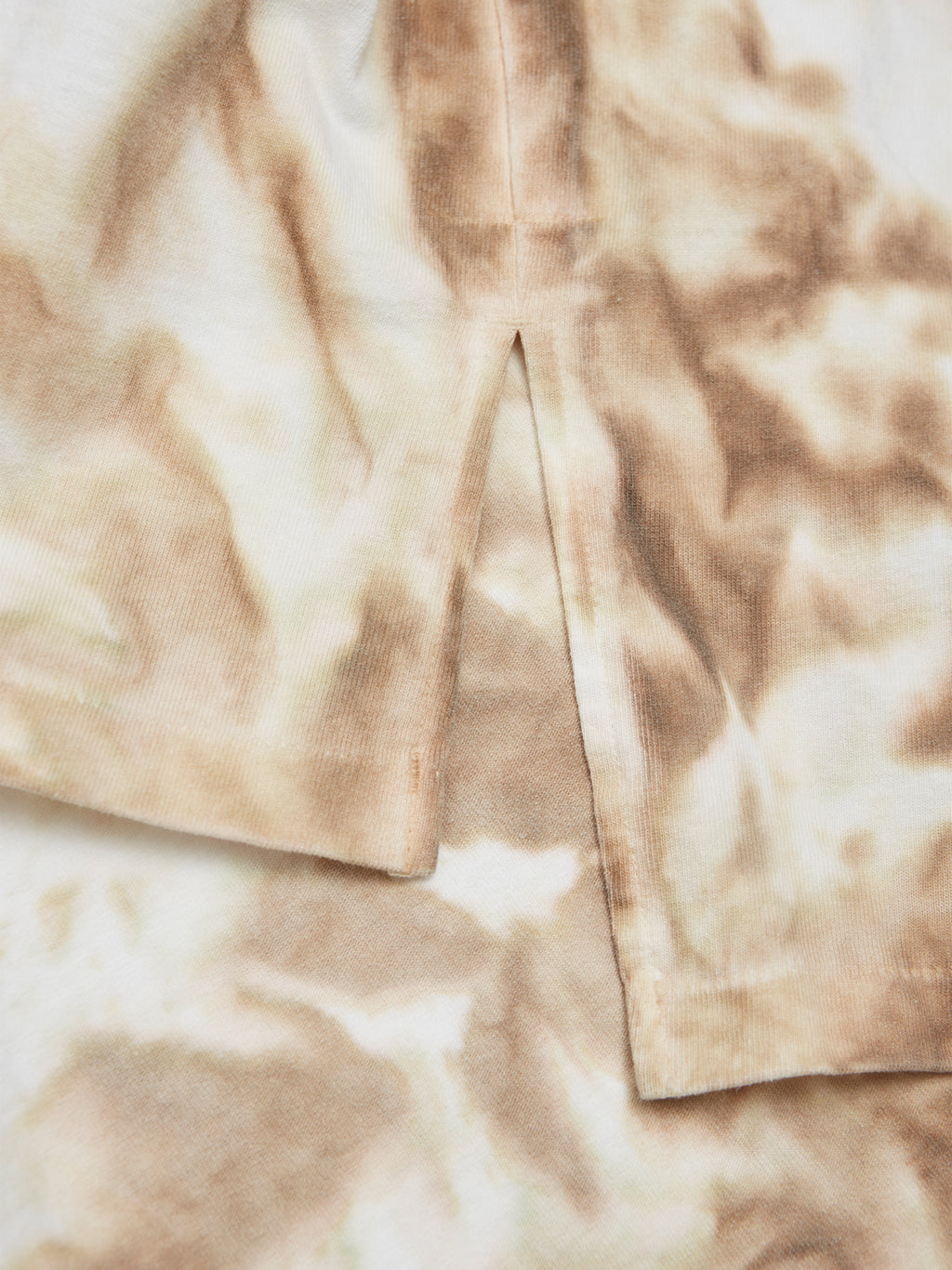 BAGGY BOAT S/S TEE COTTON JERSEY w/ TIE DYE AM-C0210 Beige