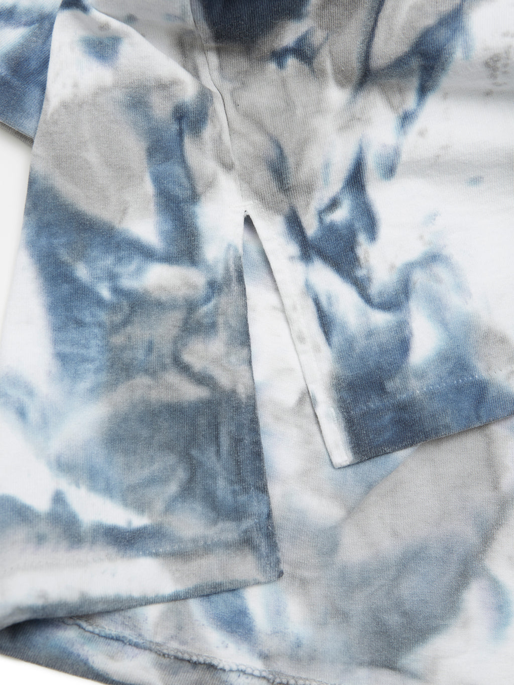 BAGGY BOAT S/S TEE COTTON JERSEY w/ TIE DYE AM-C0210 Blue