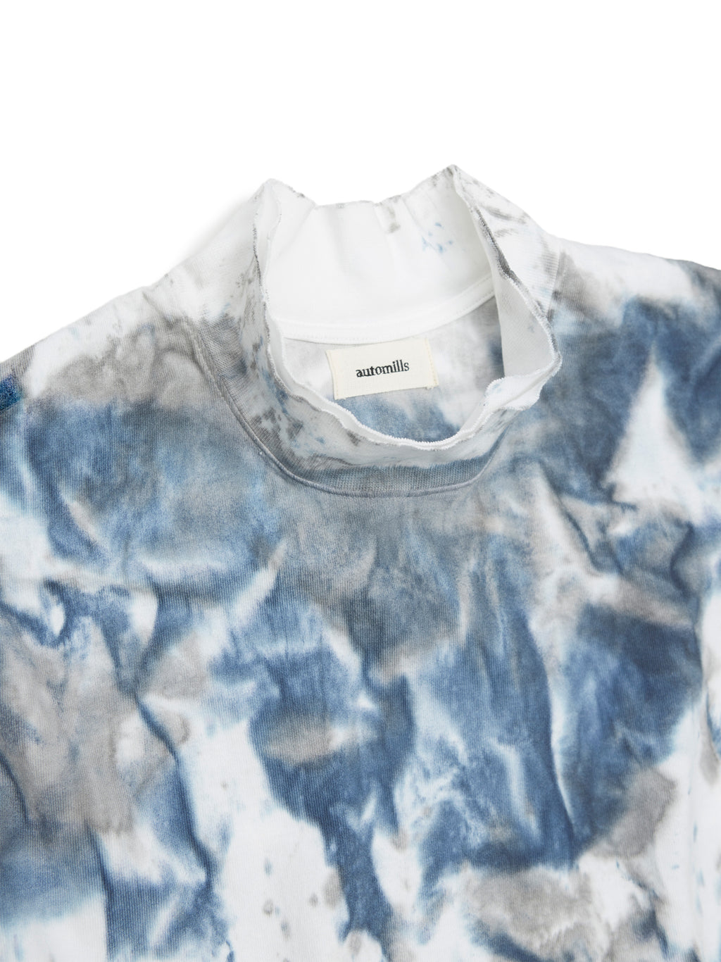 BAGGY N/S TEE COTTON JERSEY w/ TIE DYE AM-C0212 Blue