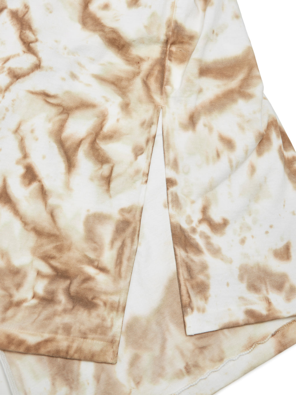 BAGGY N/S TEE COTTON JERSEY w/ TIE DYE AM-C0212 Beige