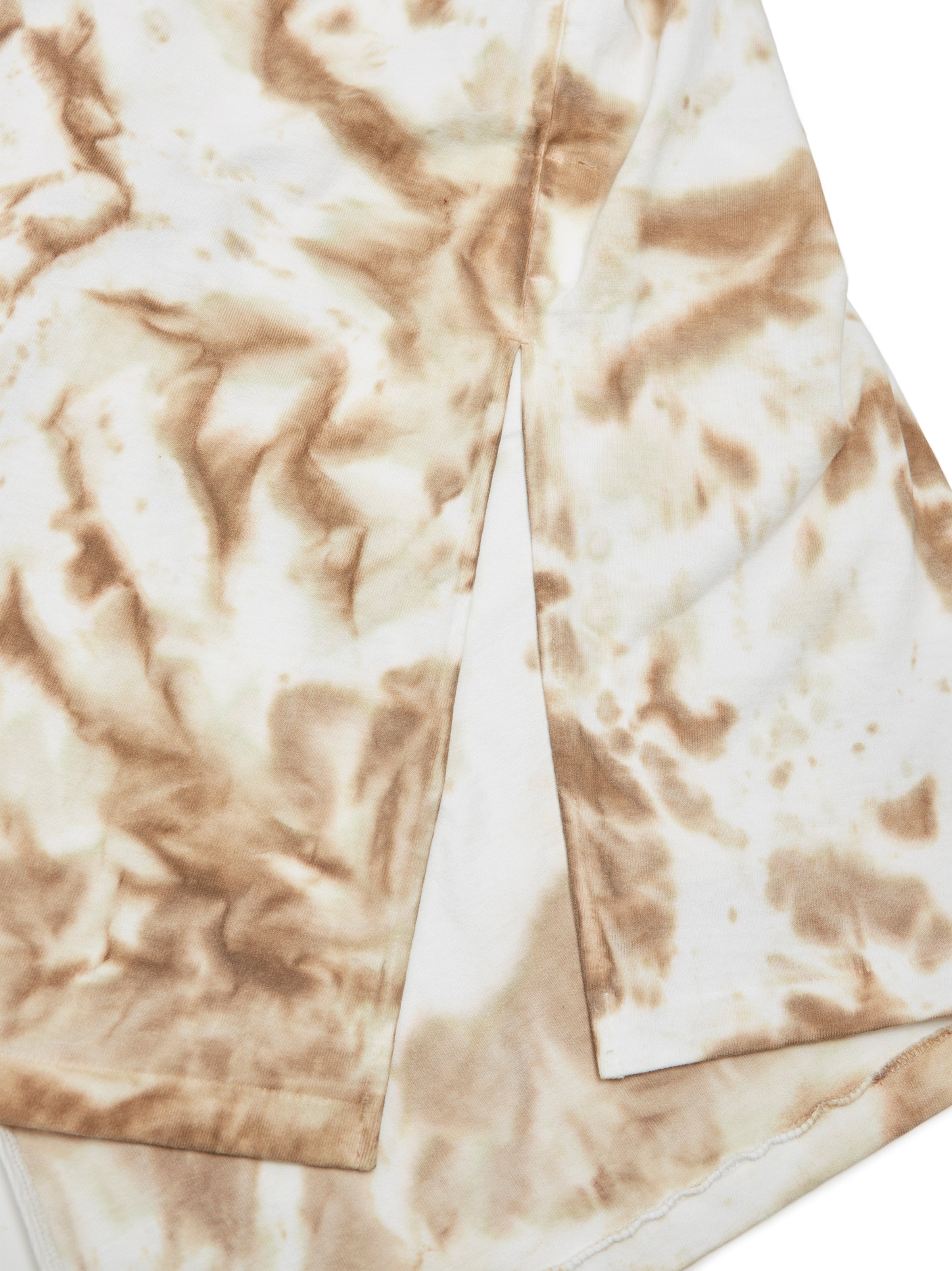 BAGGY N/S TEE COTTON JERSEY w/ TIE DYE AM-C0212 Beige