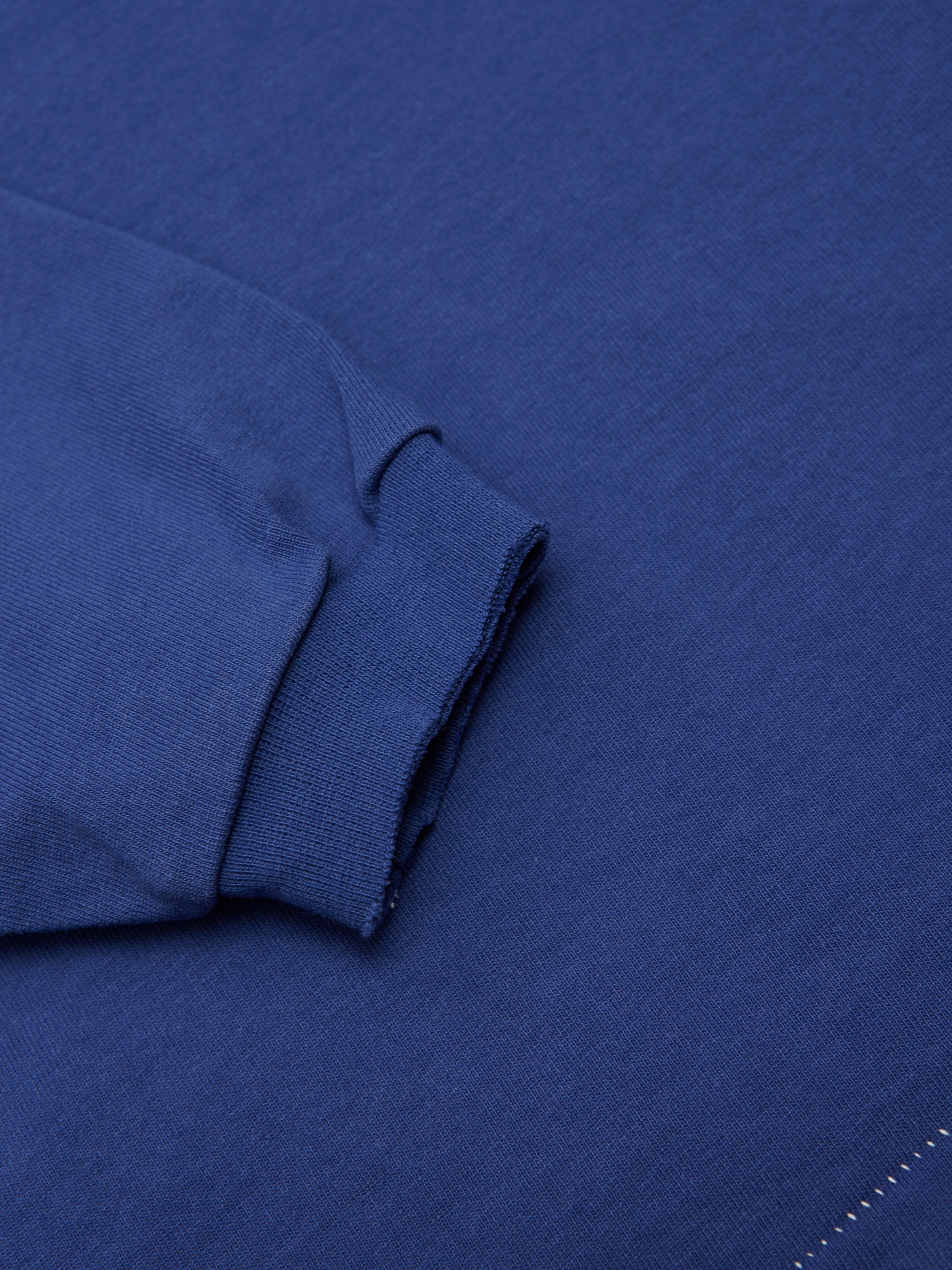 BAGGY L/S TEE COTTON JERSEY AM-C0207 Blue