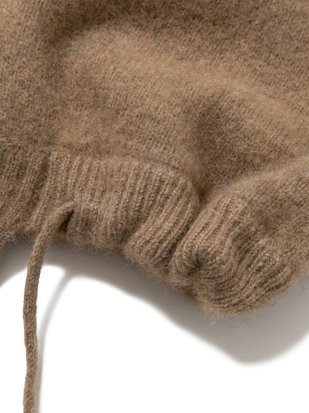 LOVER HOODED YAK WOOL KNIT AM-K0108 Beige