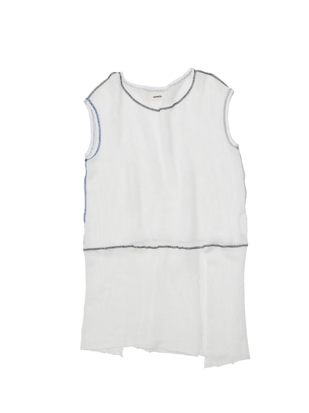 NOMADS N/S TEE LONG COTTON MESH AM-C0214 White