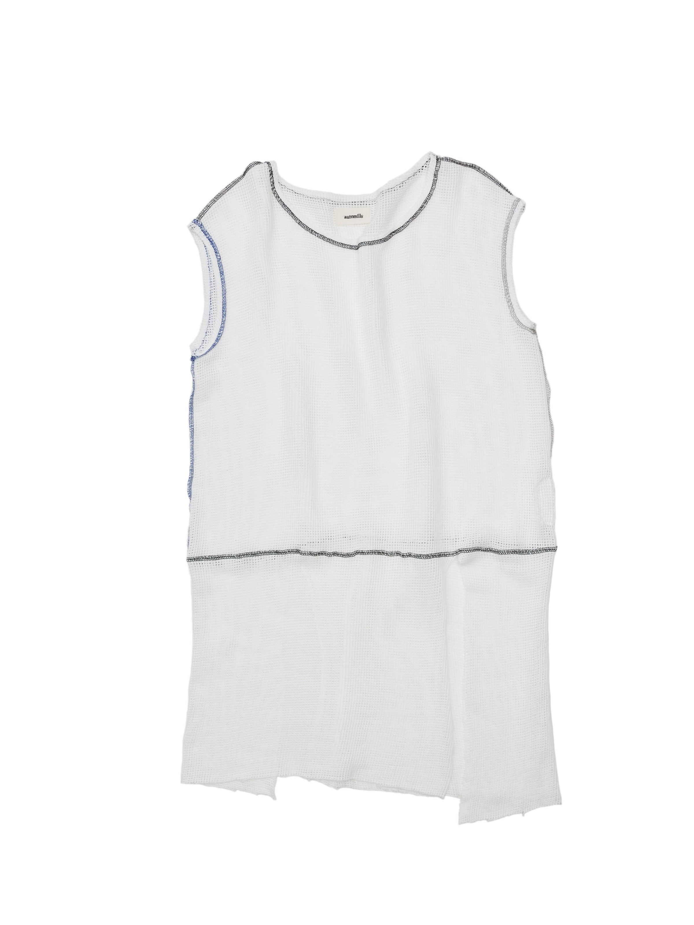 NOMADS N/S TEE LONG COTTON MESH AM-C0214 White