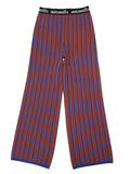 PHAT STRIPE PANTS RAYON MIX YARN AM-K0204 Brw/Blu