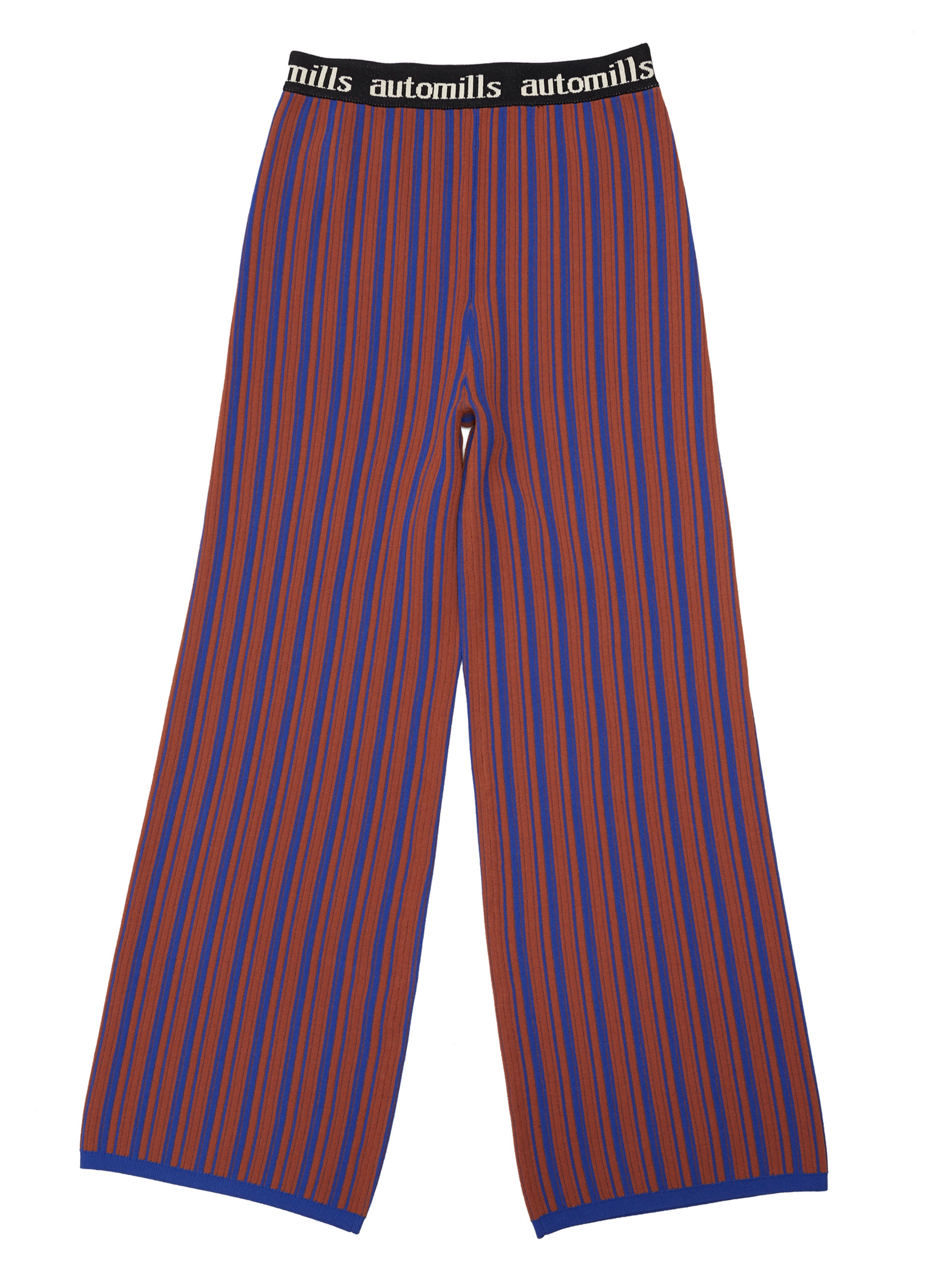 PHAT STRIPE PANTS RAYON MIX YARN AM-K0204 Brw/Blu